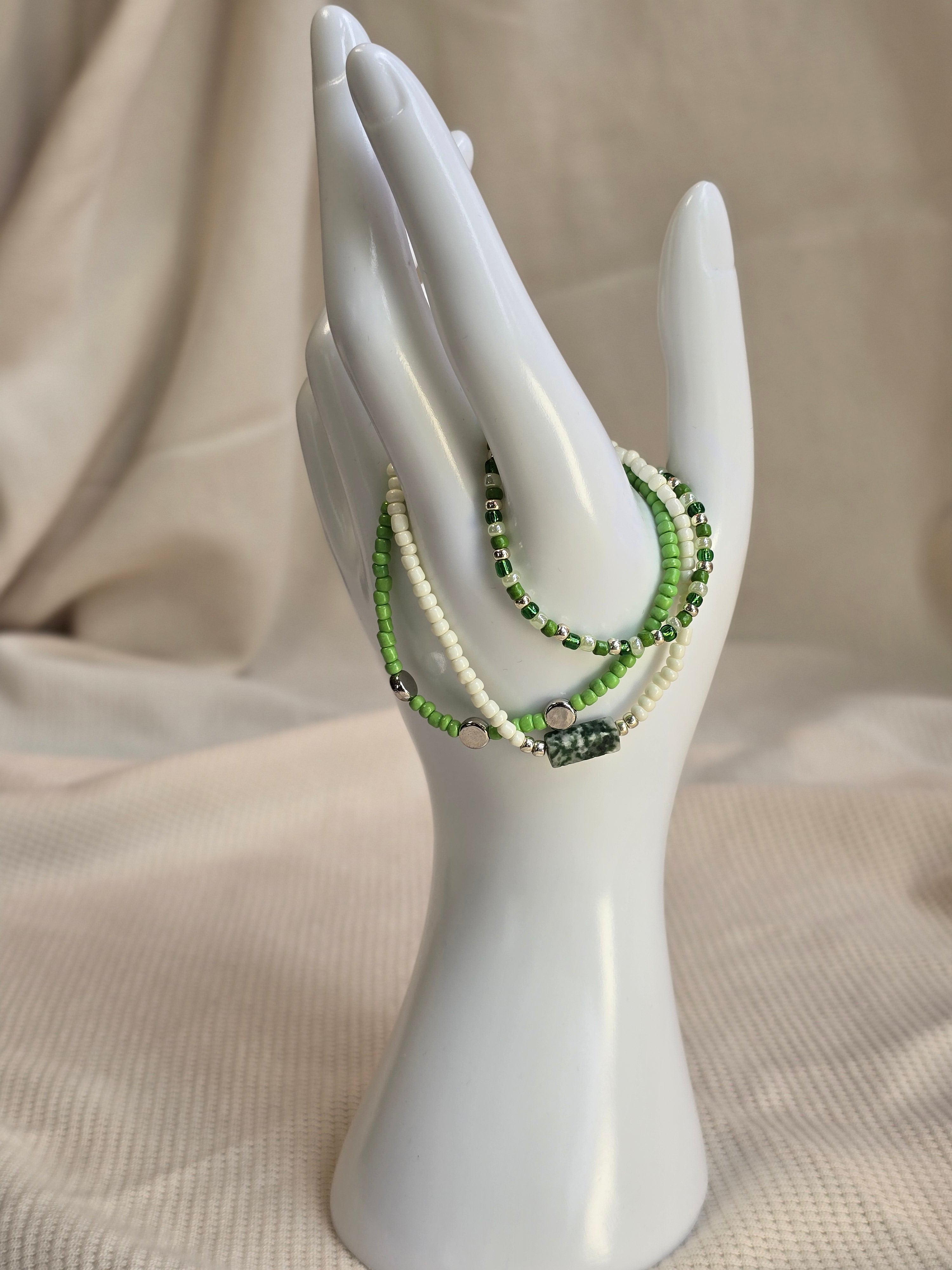 Groen & Mint, armbandjes