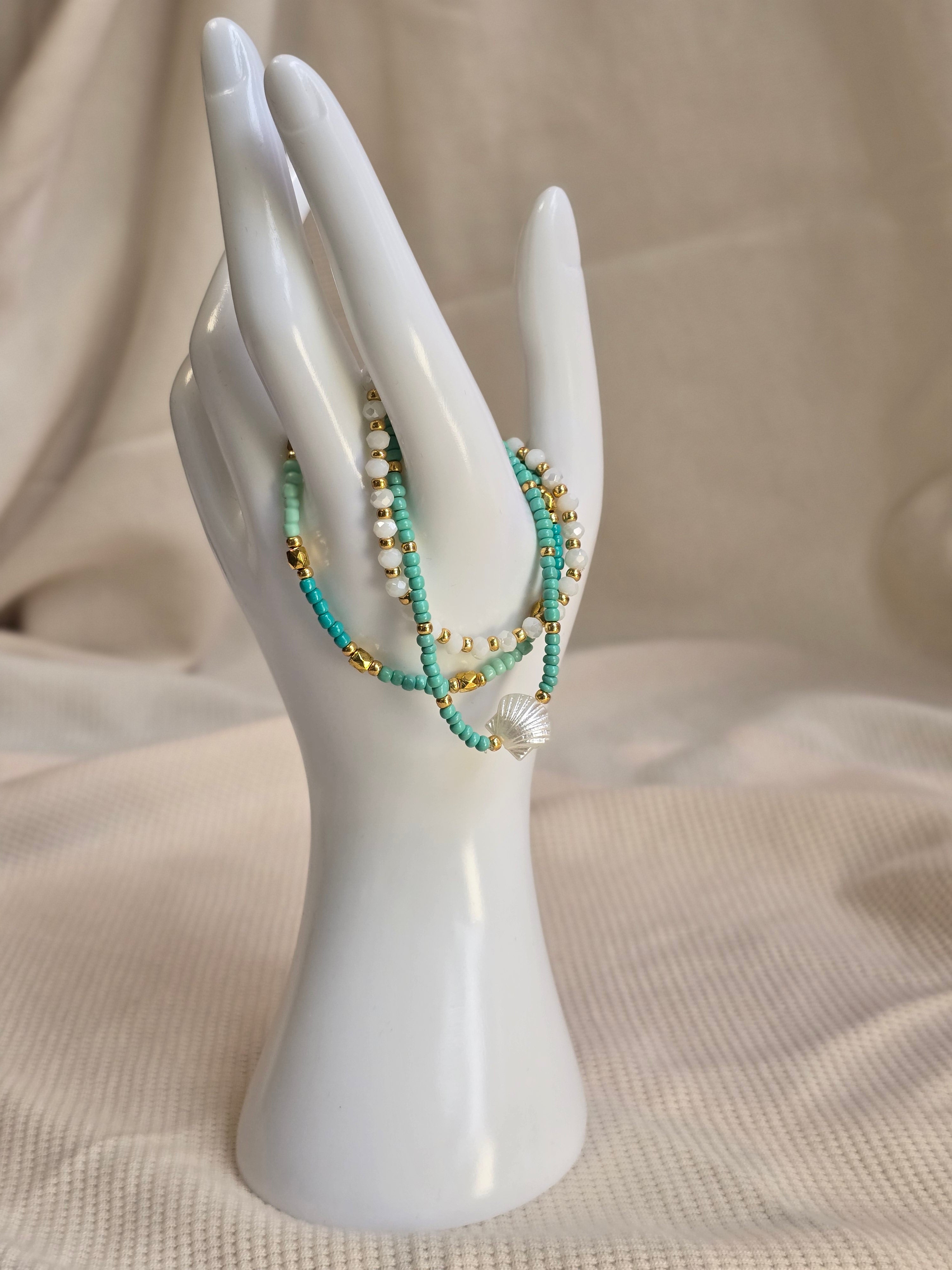 Aqua & Turquoise, armbandjes
