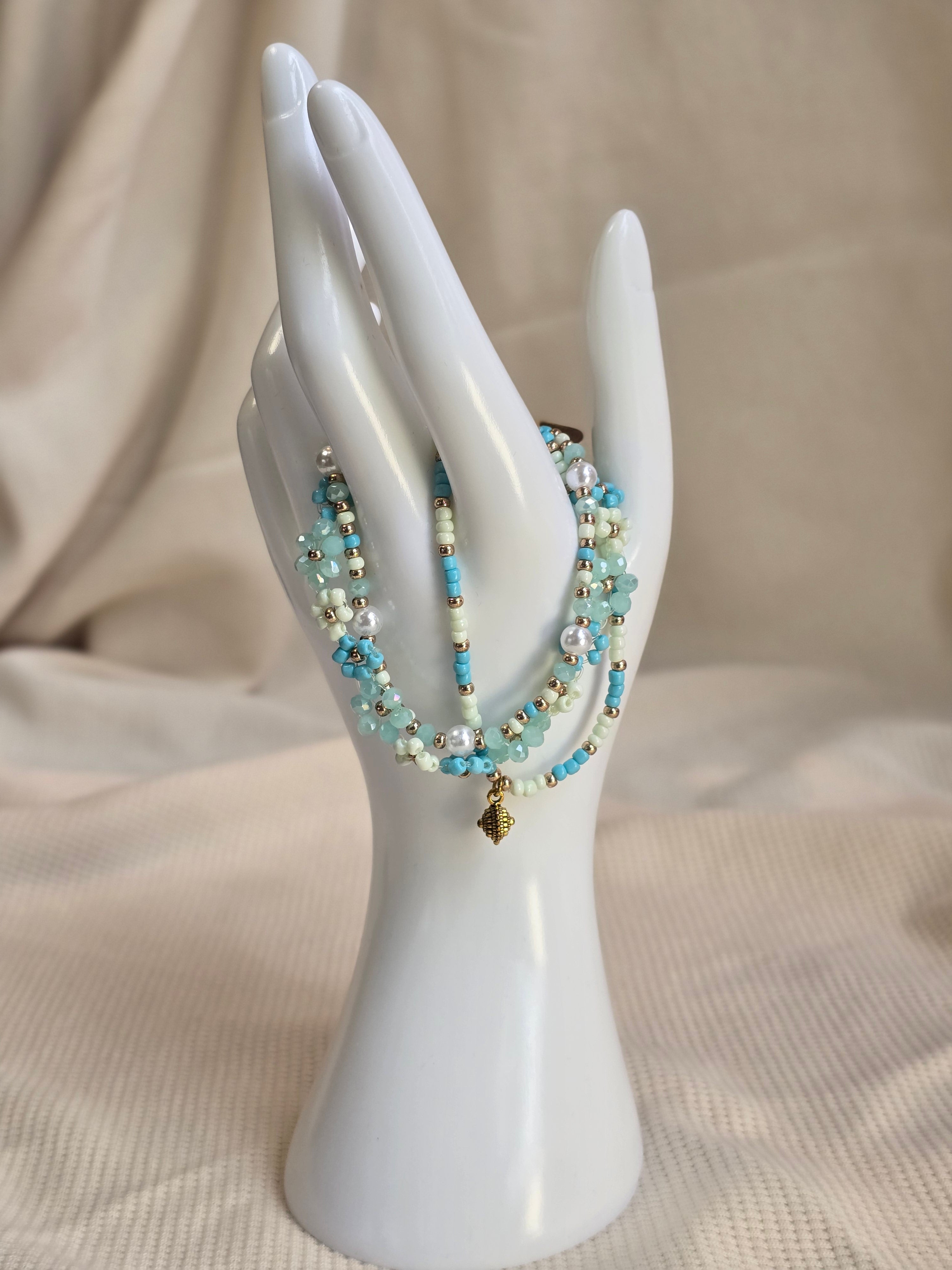 Aqua & Turquoise, armbandjes