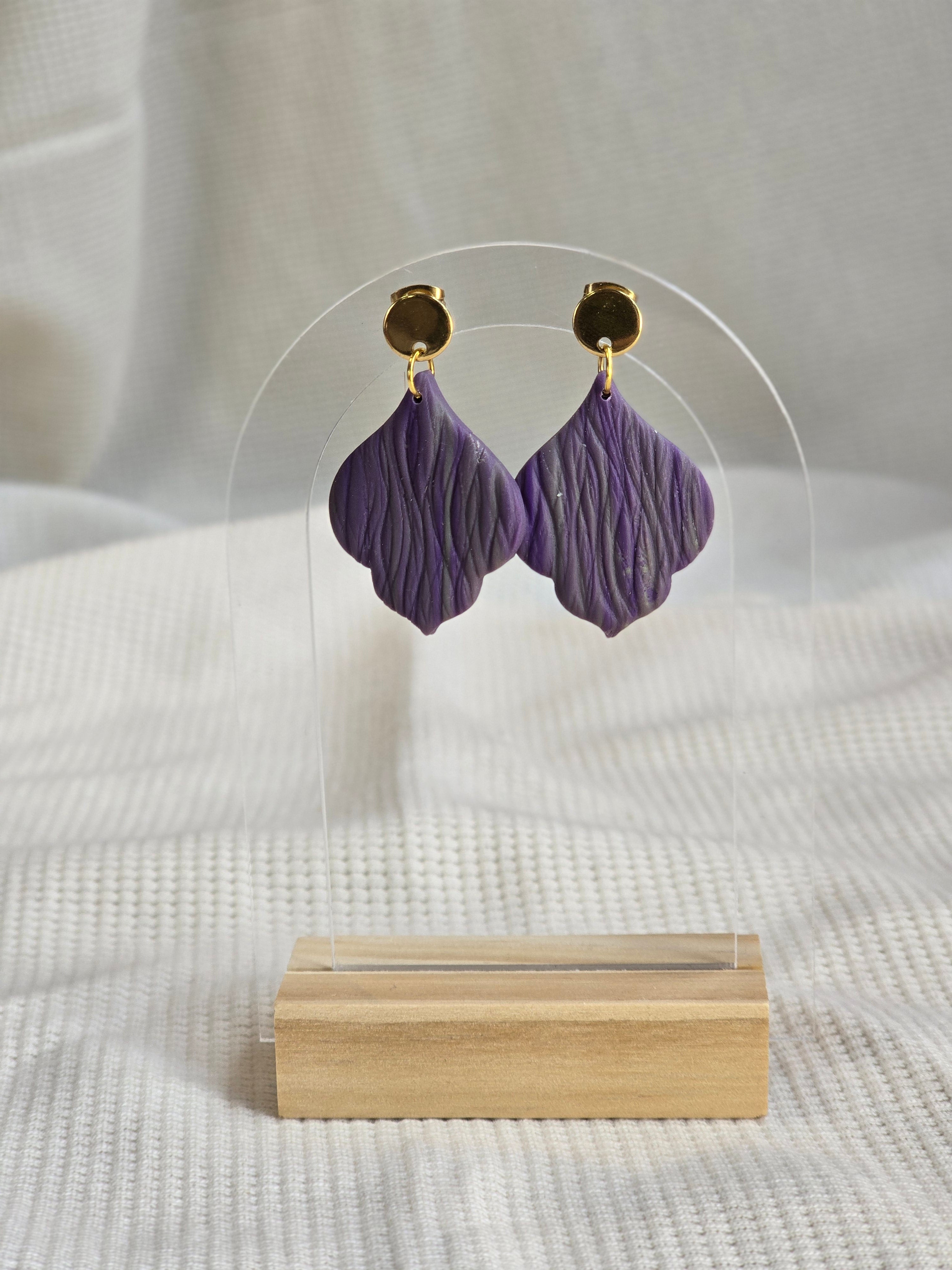 Petal drop, oorbellen in diverse kleuren