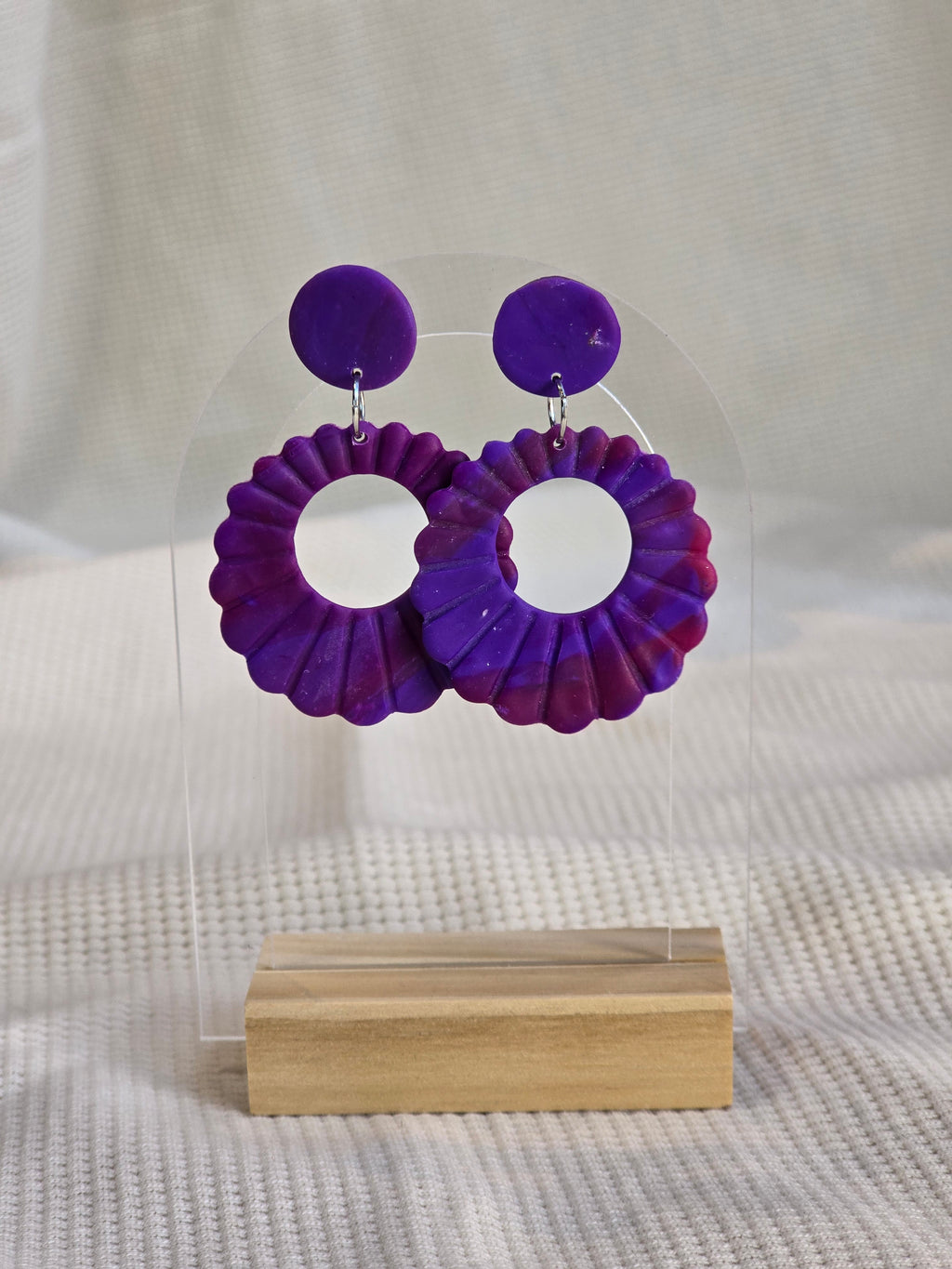 Ripple Ring, diverse kleuren oorbellen