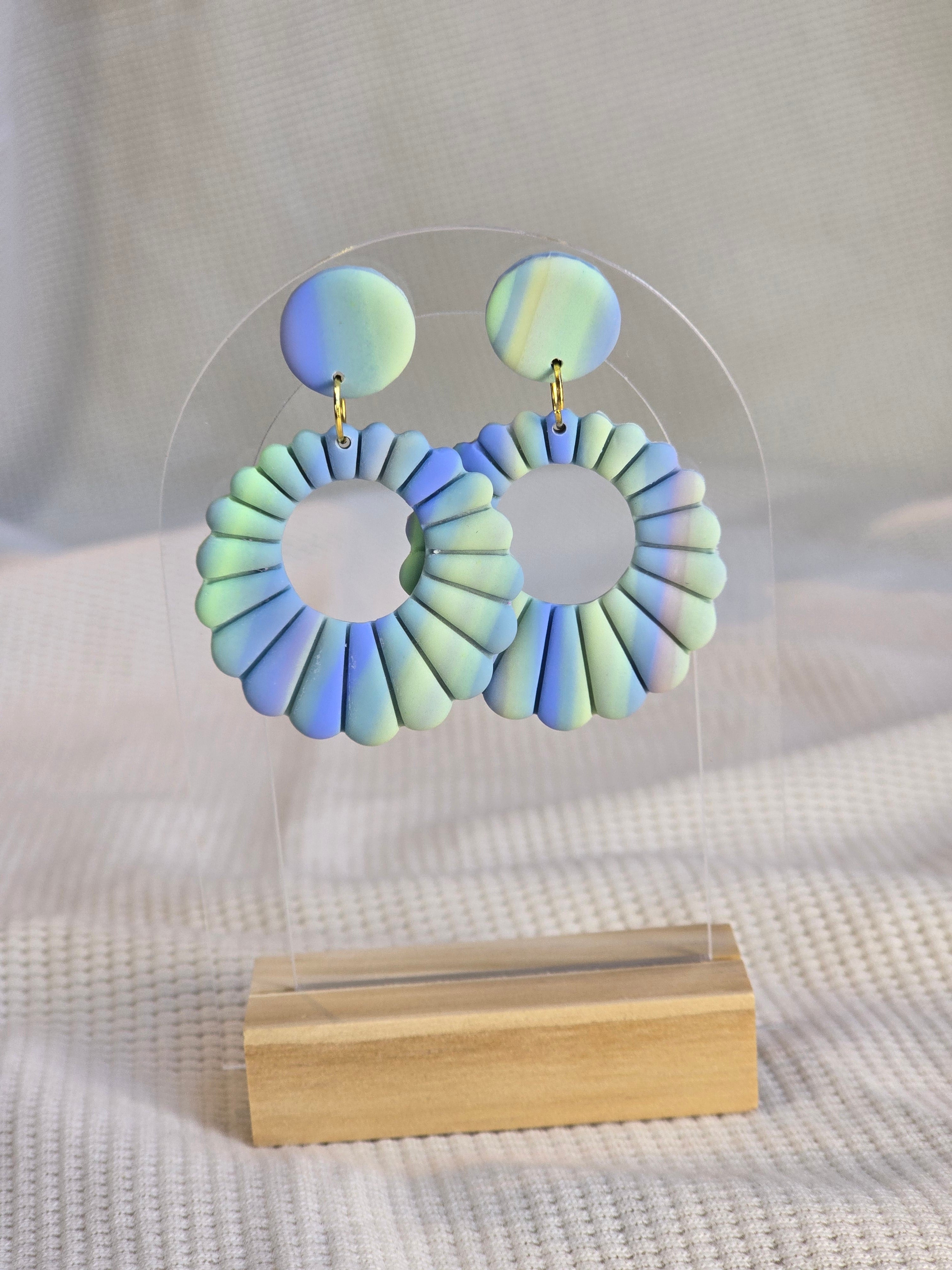 Ripple Ring, diverse kleuren oorbellen