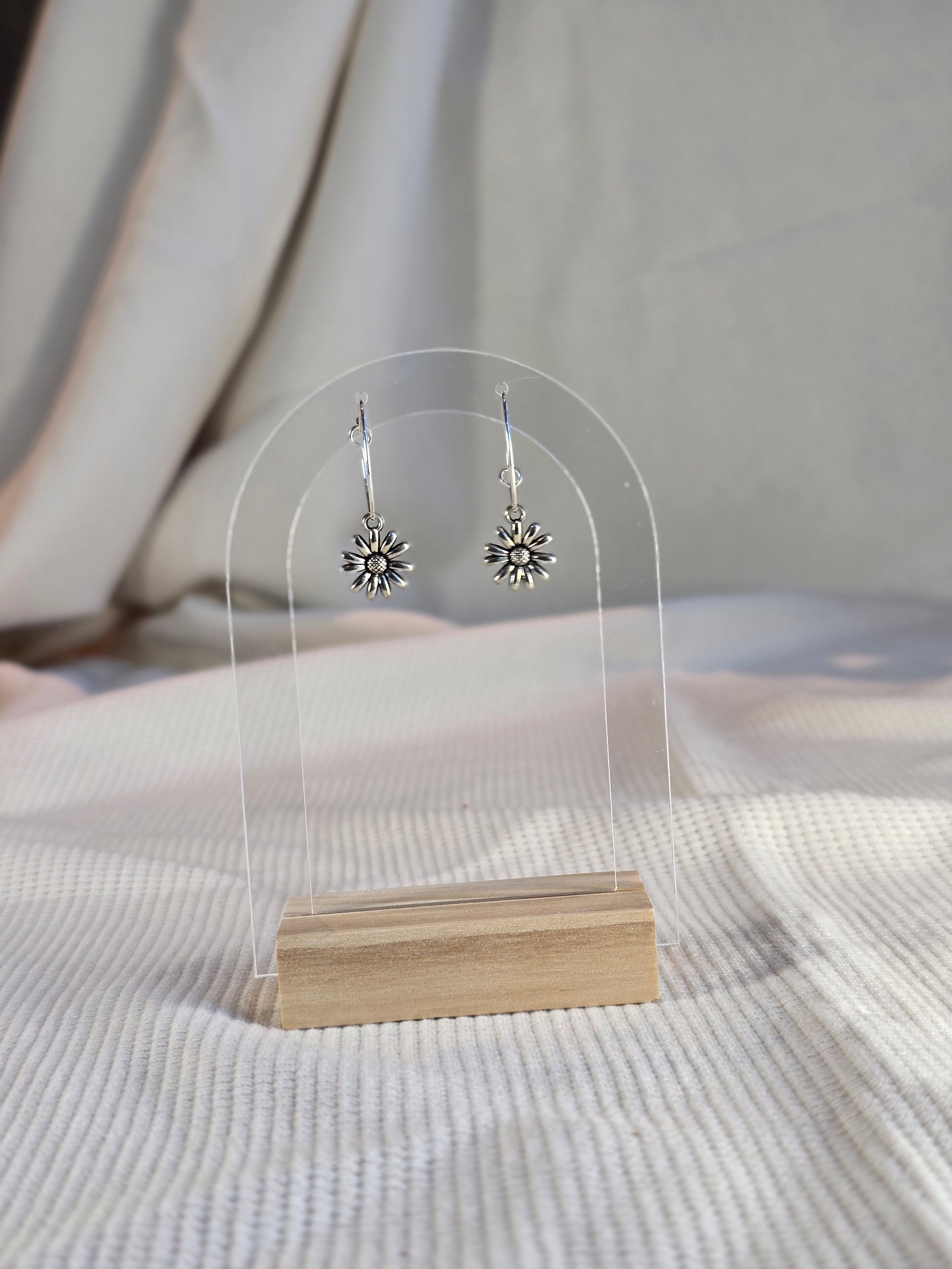 Charm Hoops RVS, zilvertint