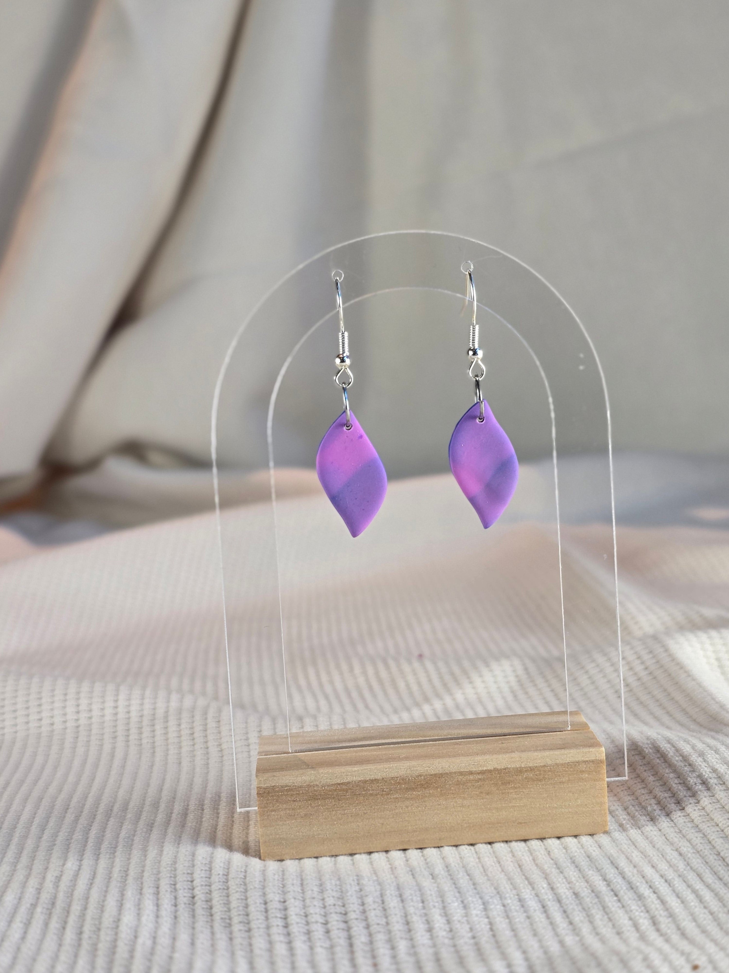 Leaf Dangle, oorbellen in diverse kleuren