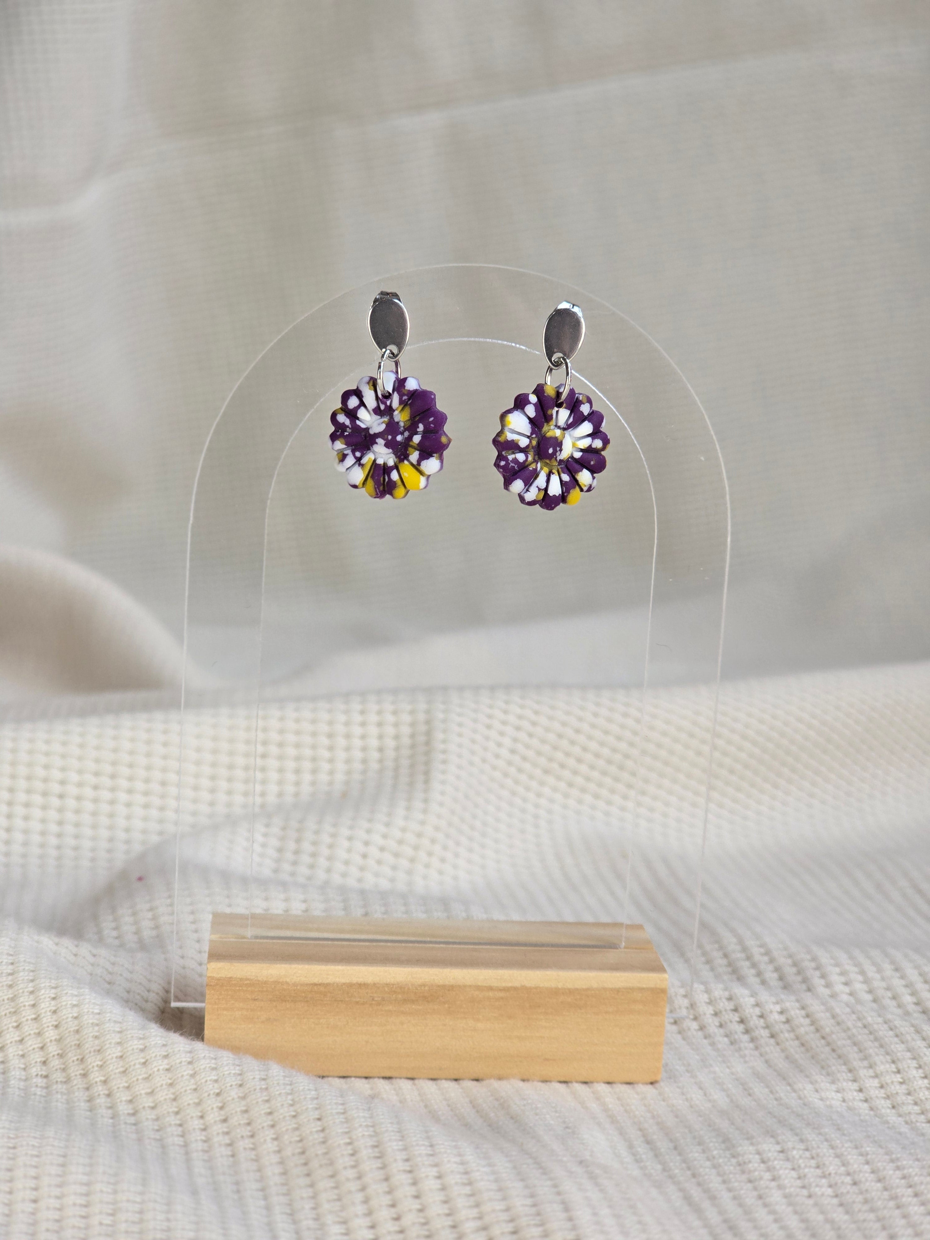Daisy Drop, diverse kleuren oorbellen
