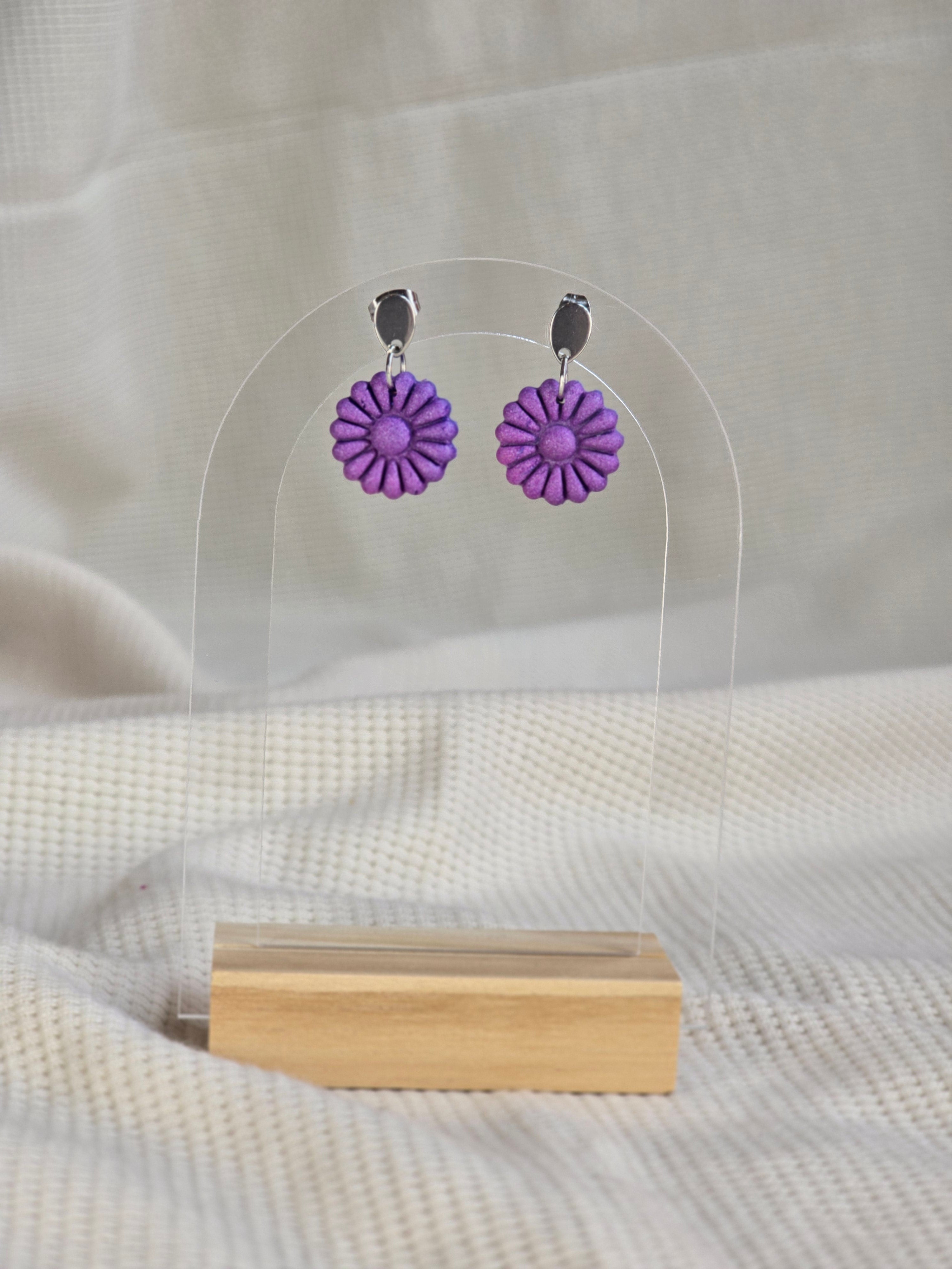Daisy Drop, diverse kleuren oorbellen