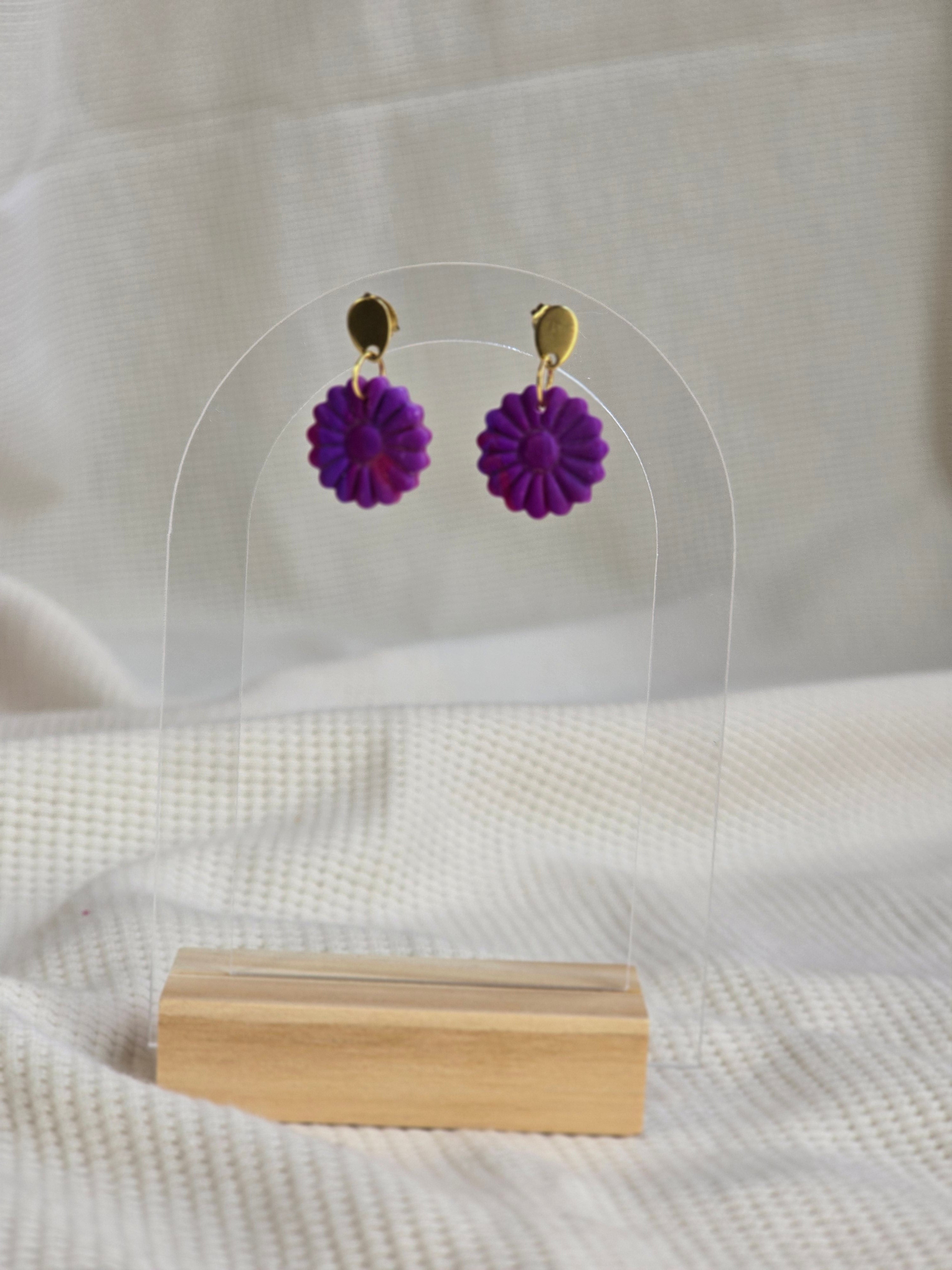 Daisy Drop, diverse kleuren oorbellen