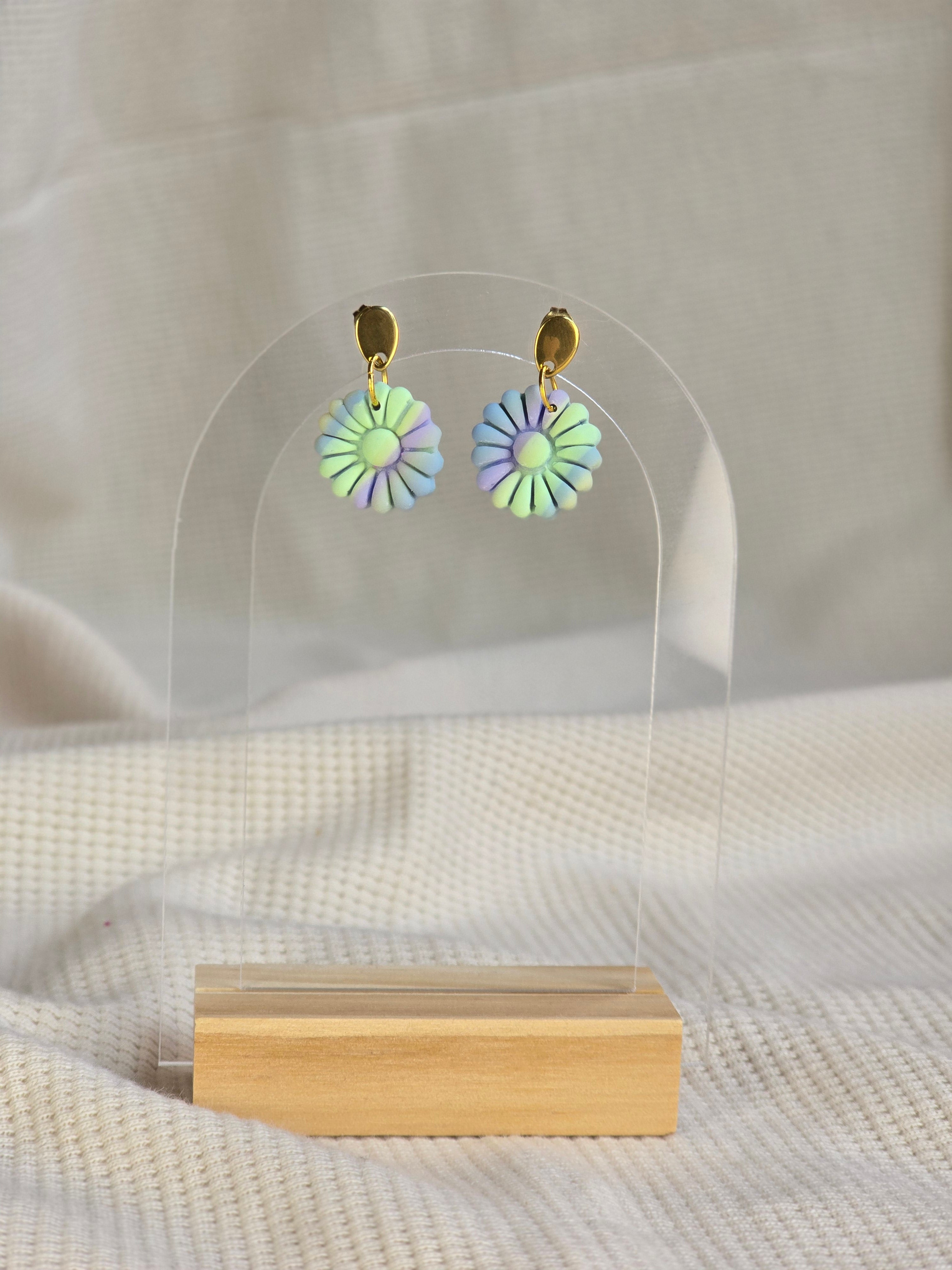 Daisy Drop, diverse kleuren oorbellen