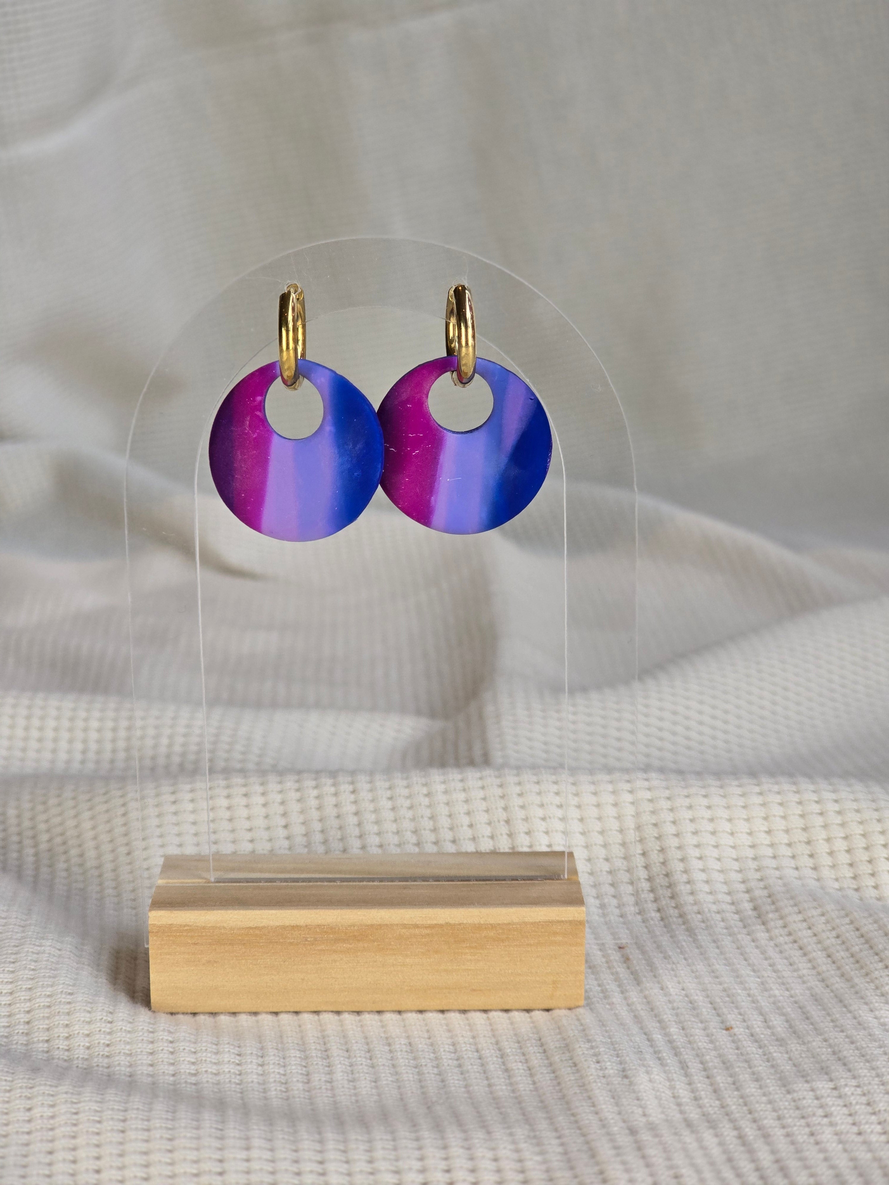 Halo, oorbellen in diverse kleuren