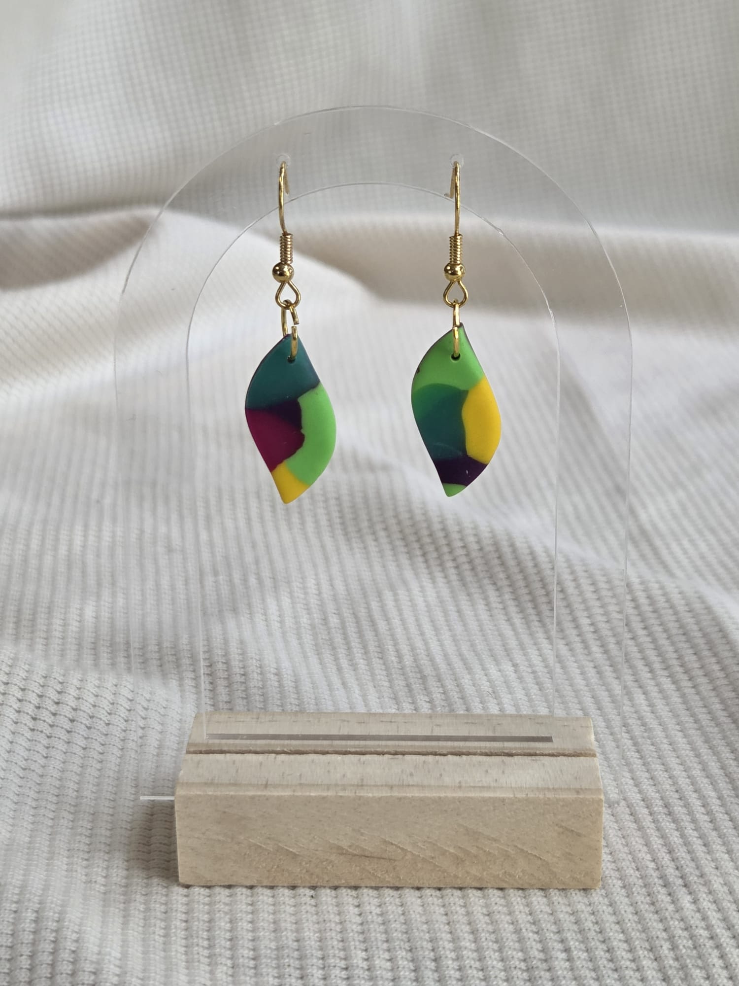 Leaf Dangle, oorbellen in diverse kleuren