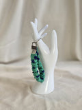 Groen gestipte scrunchie telefoonkoord, -keycord en -sleutelhangers