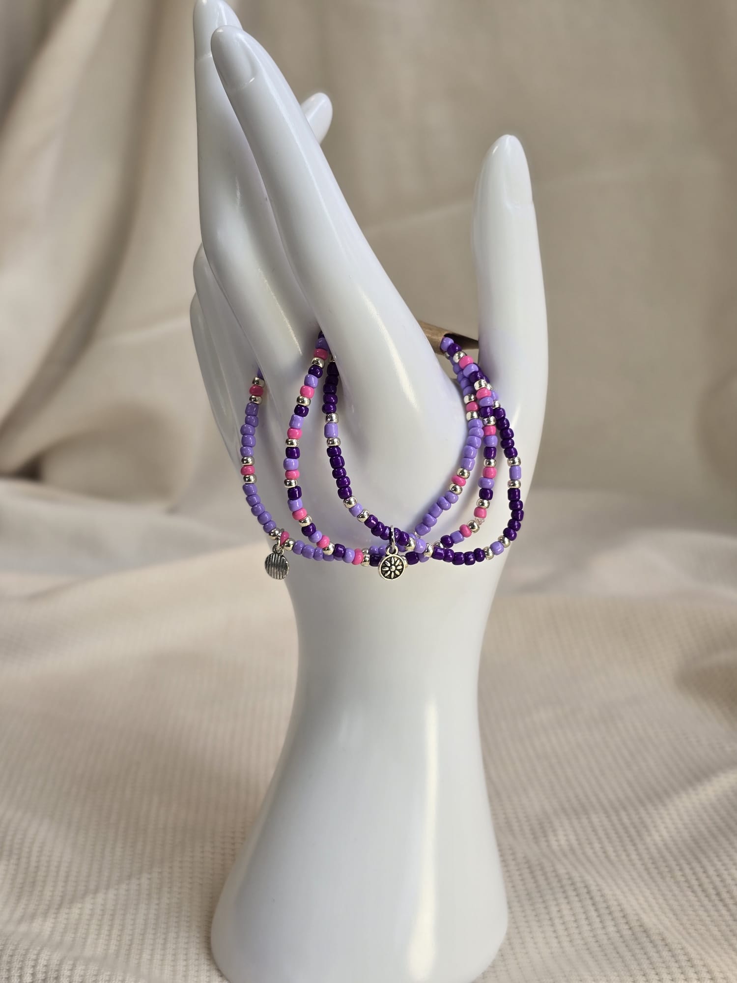 Paars & Lila, armbandjes