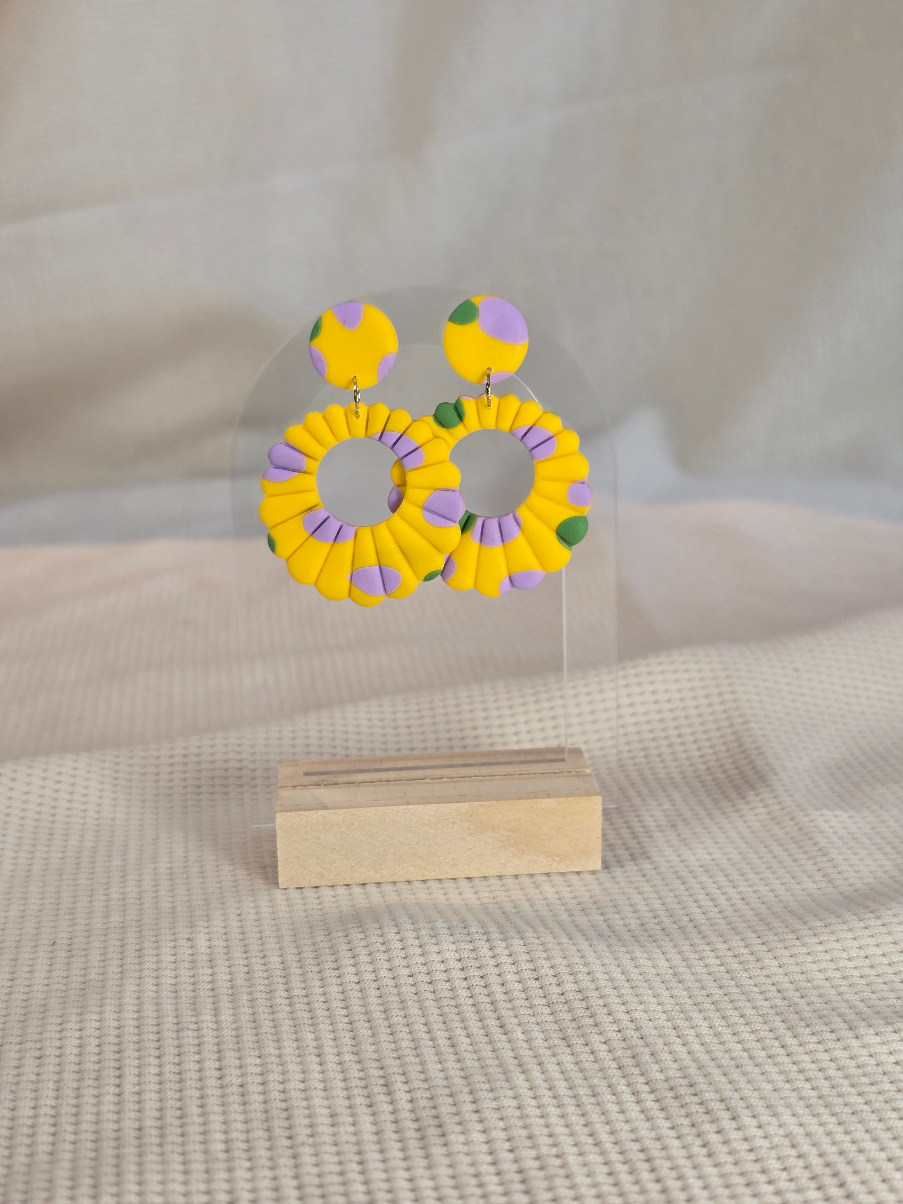 Ripple Ring, diverse kleuren oorbellen