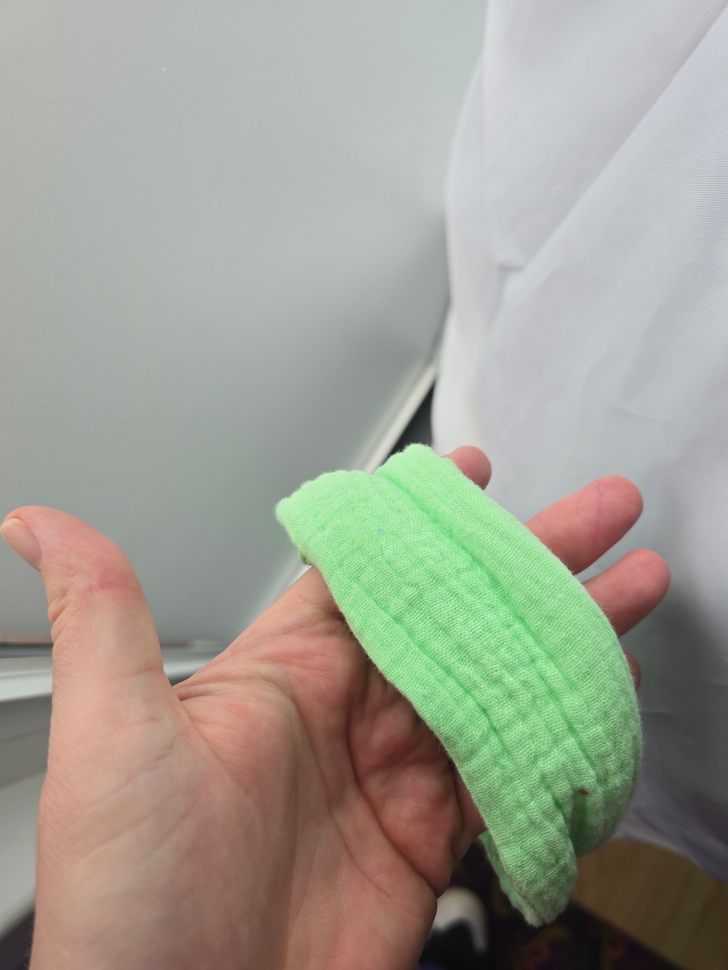 Haarband double gauze, effen