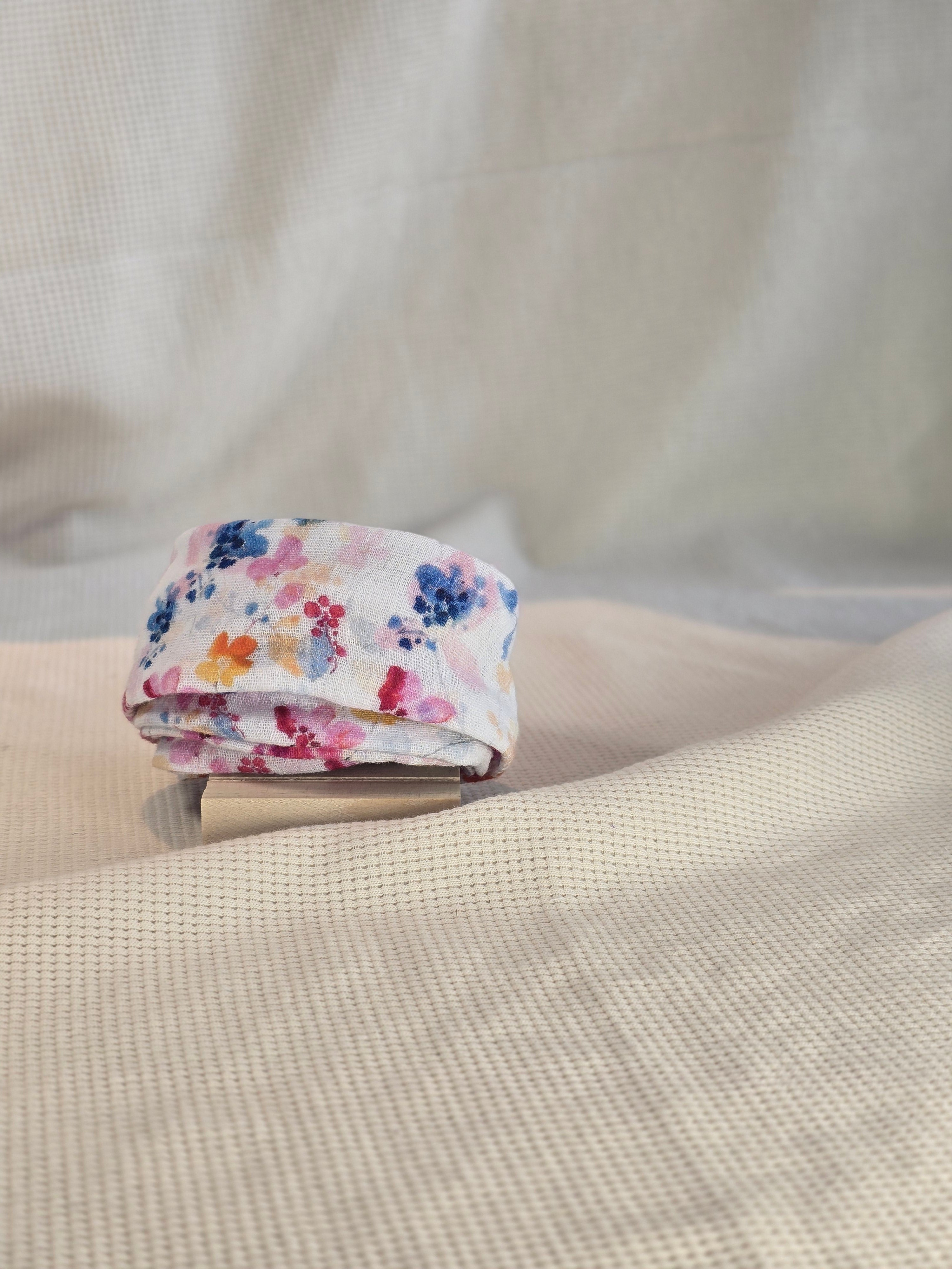 Haarband print, double gauze