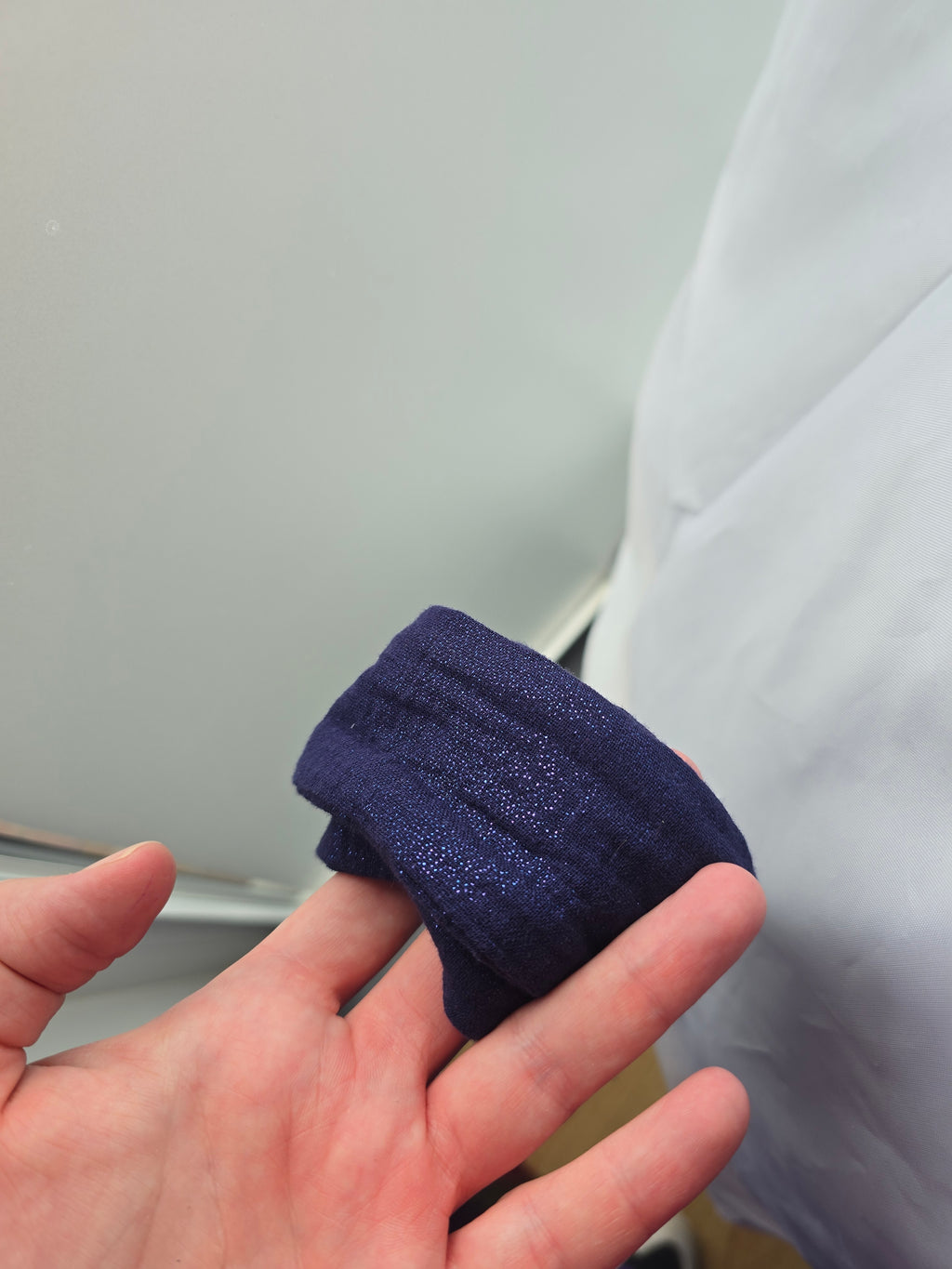 Haarband double gauze, effen