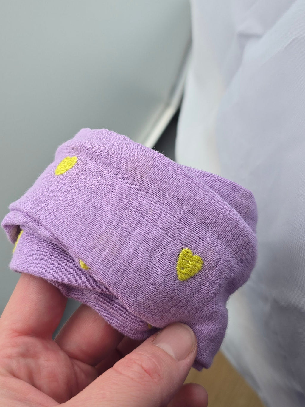 Haarband print, double gauze