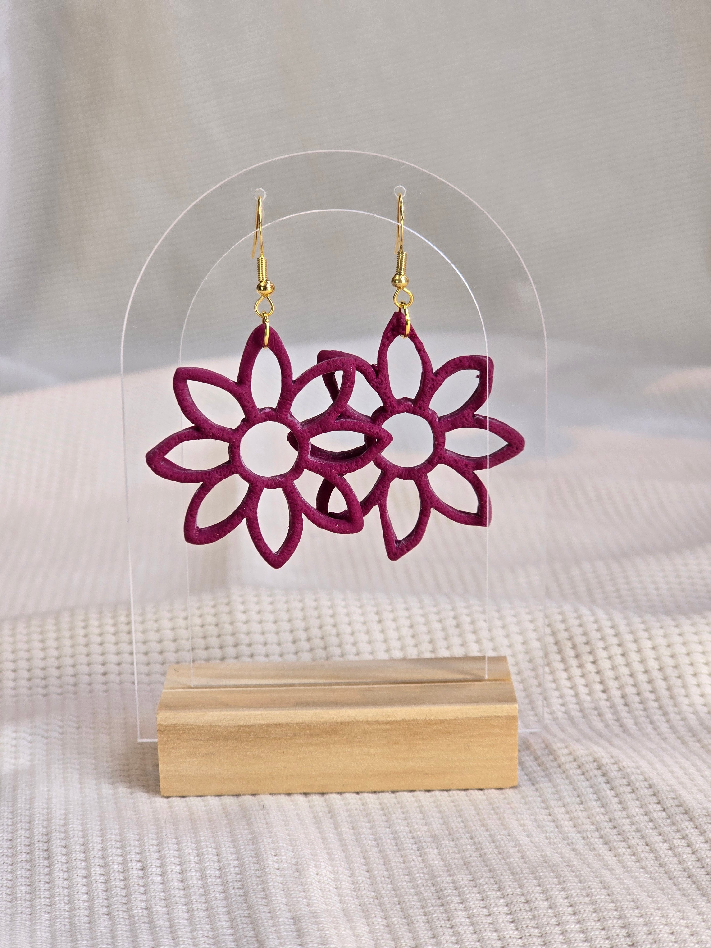Bloom oorbellen in diverse kleuren