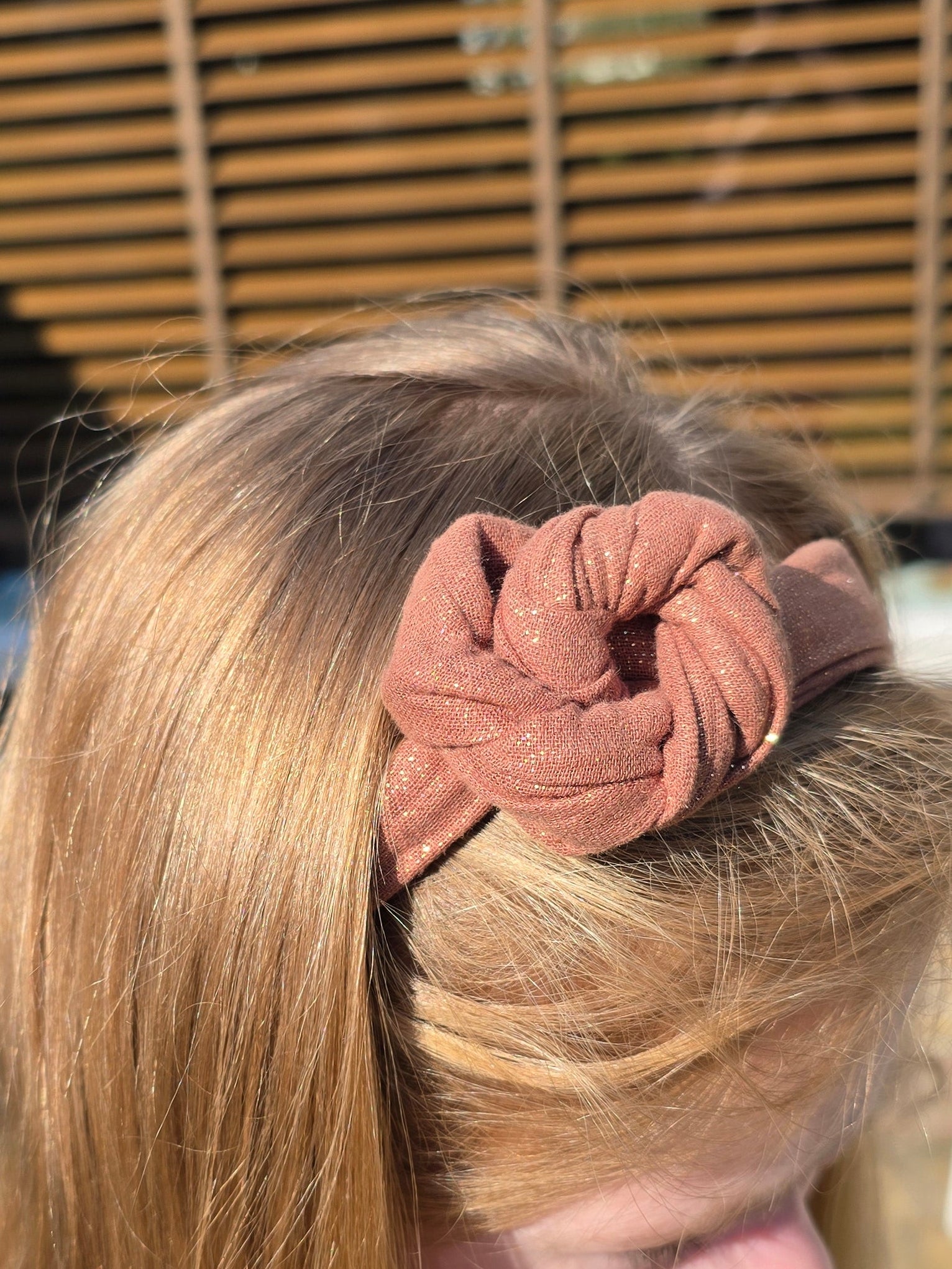 Haarband double gauze, effen