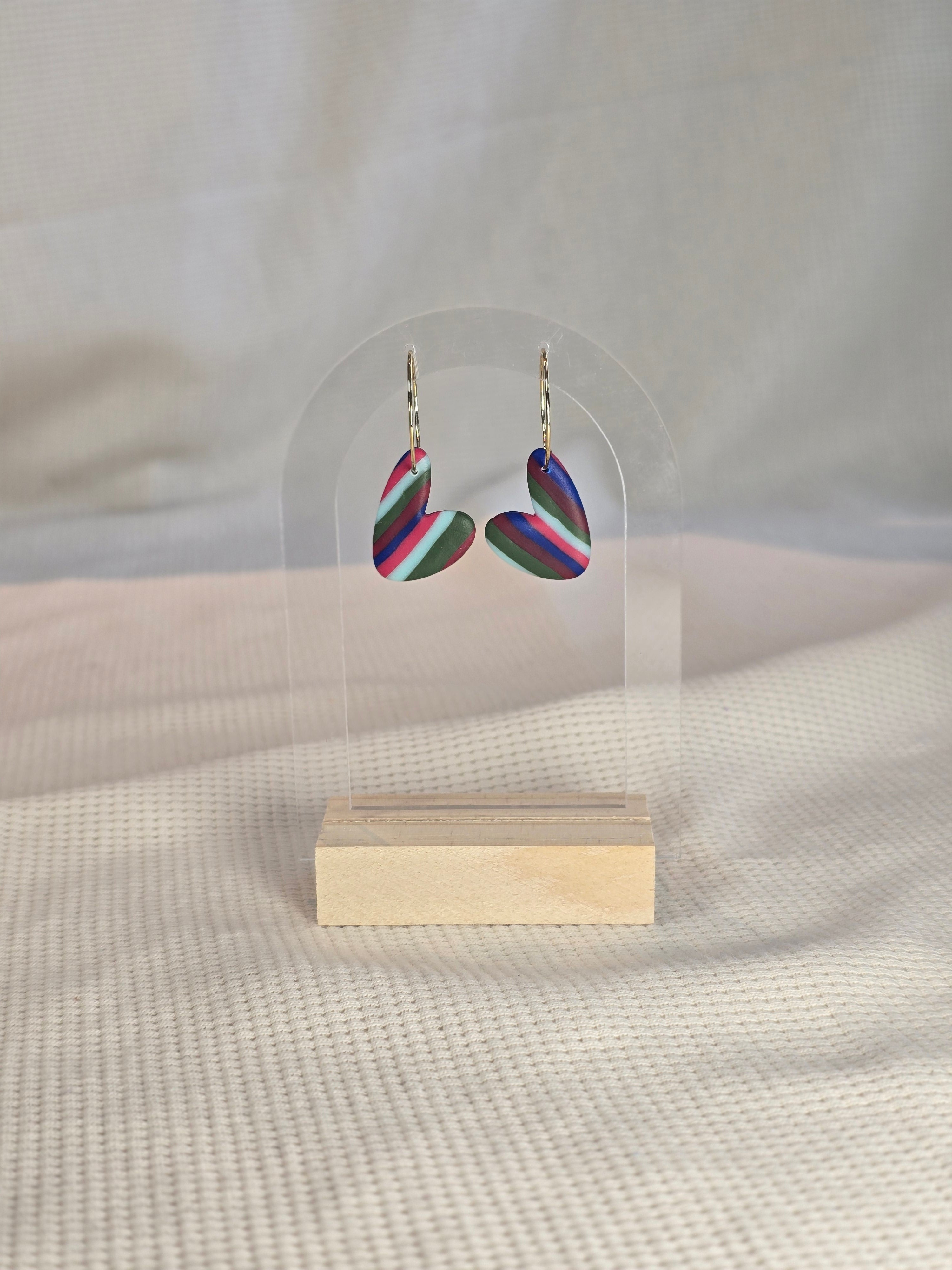 Heart Hoops, oorbellen