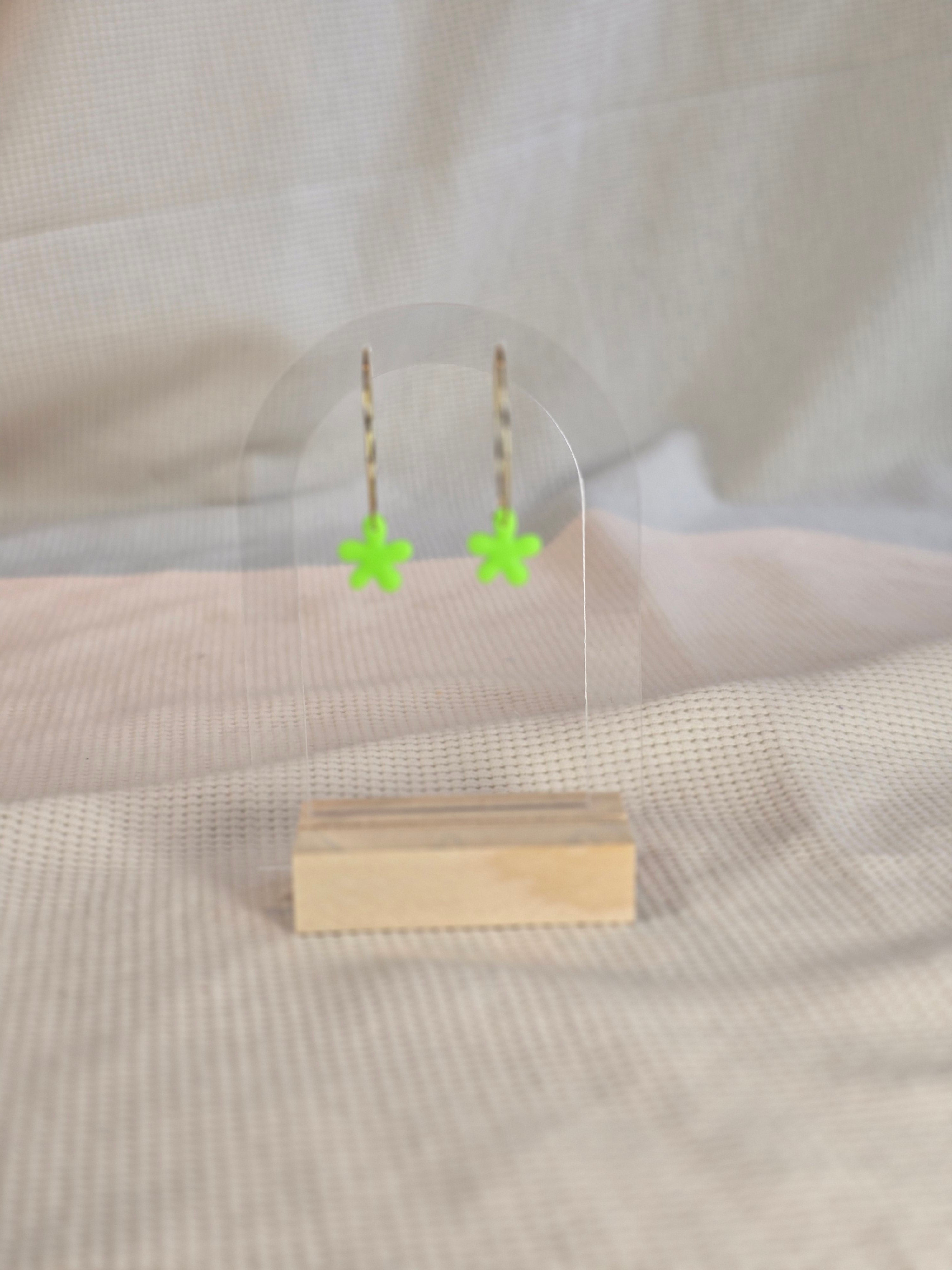 Mini Flower Hoops, oorbellen