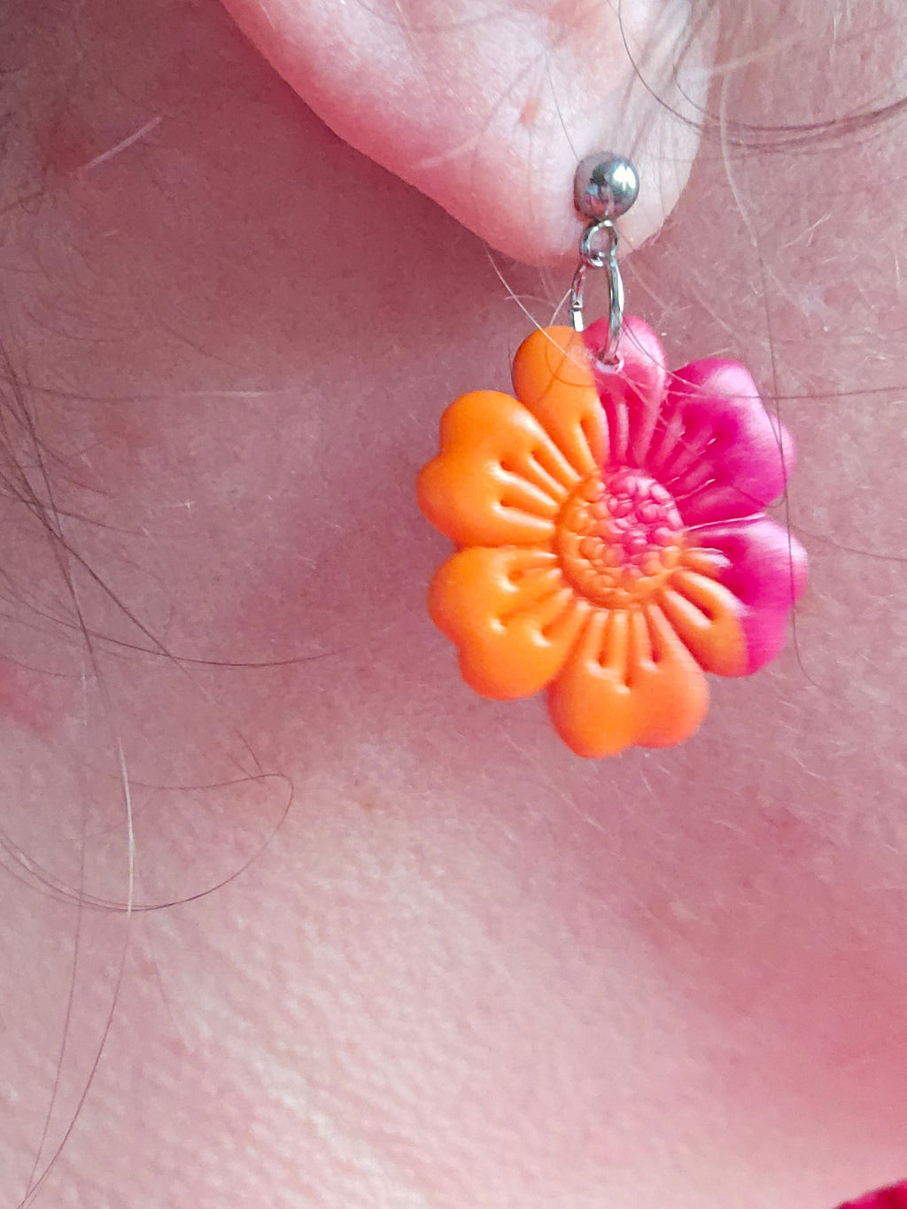 Flora drop, oorbellen