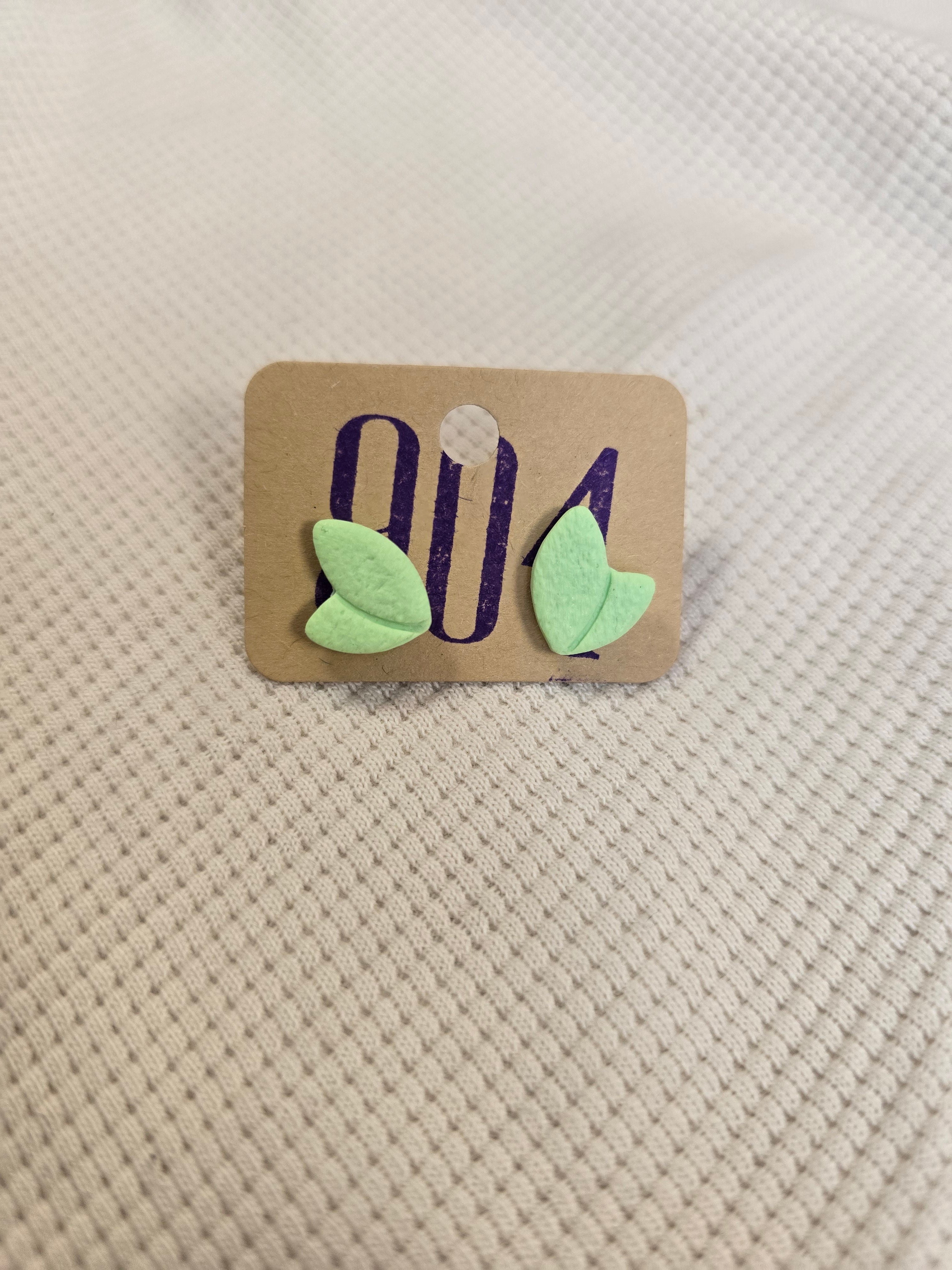 Leaf Studs, oorbellen