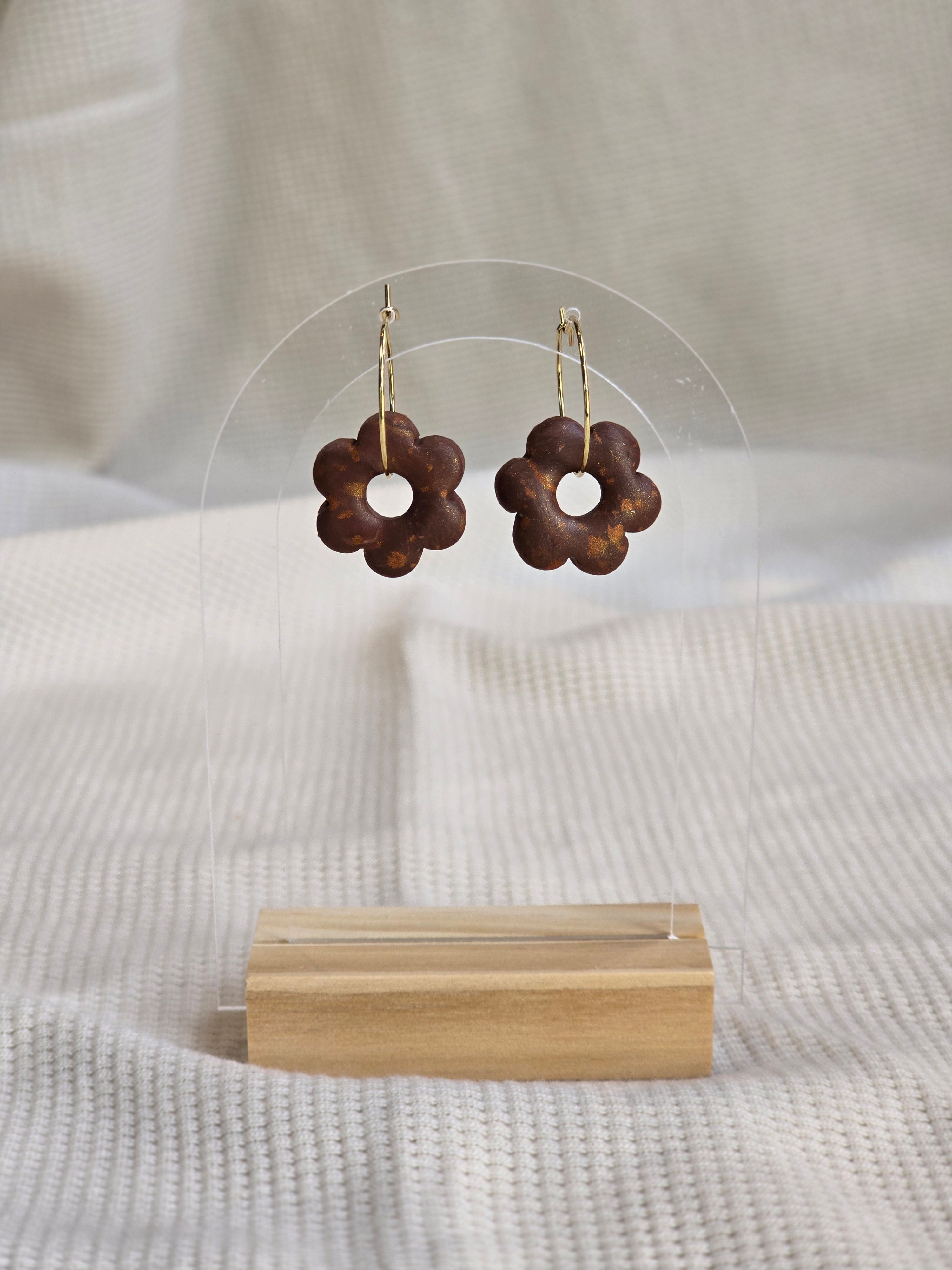 Flower Hoops, oorbellen in diverse kleuren