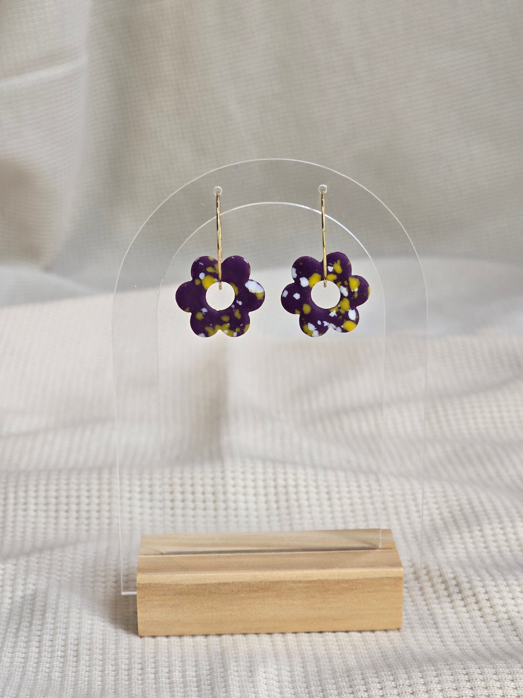 Flower Hoops, oorbellen in diverse kleuren