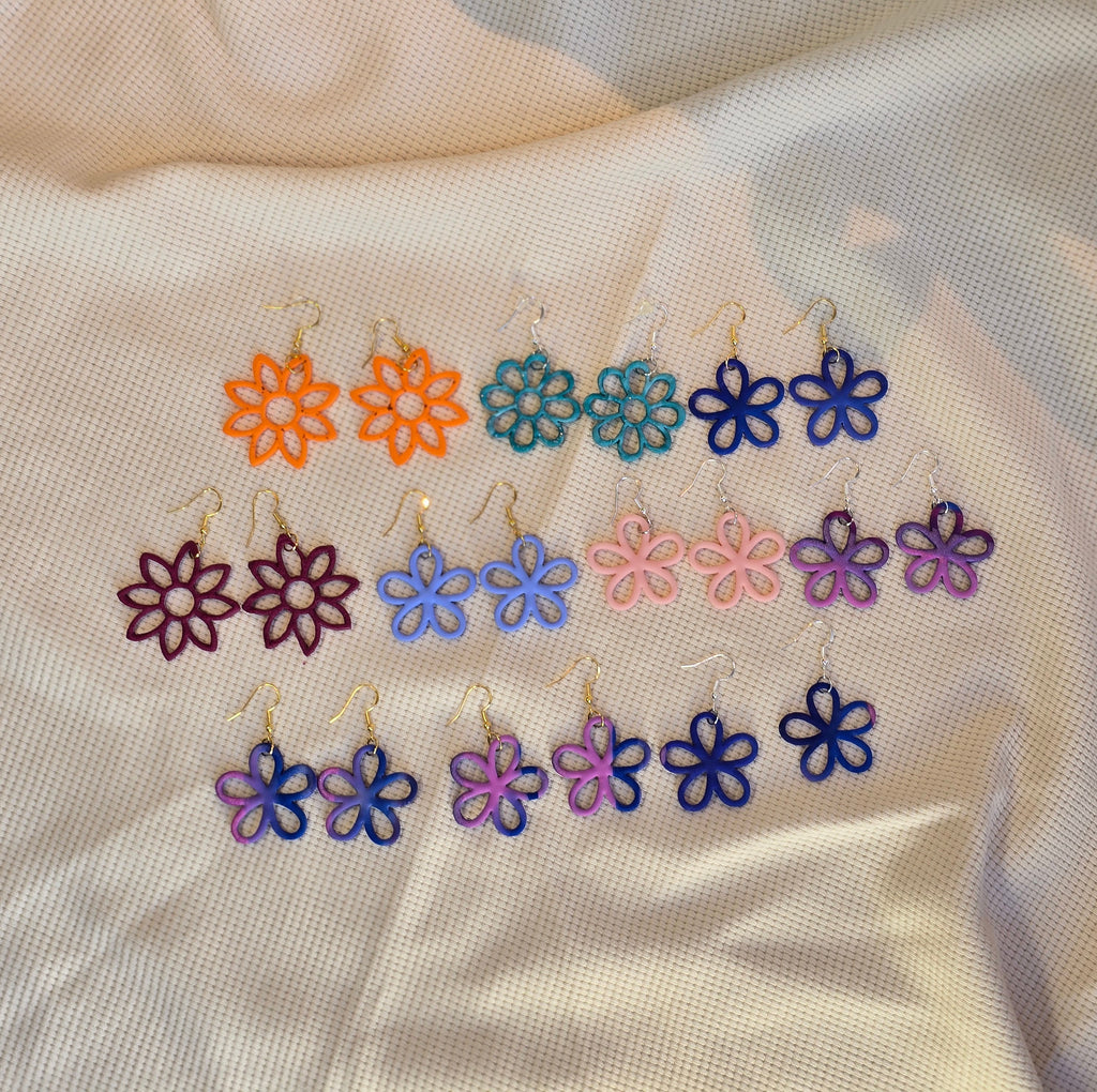Bloom oorbellen in diverse kleuren