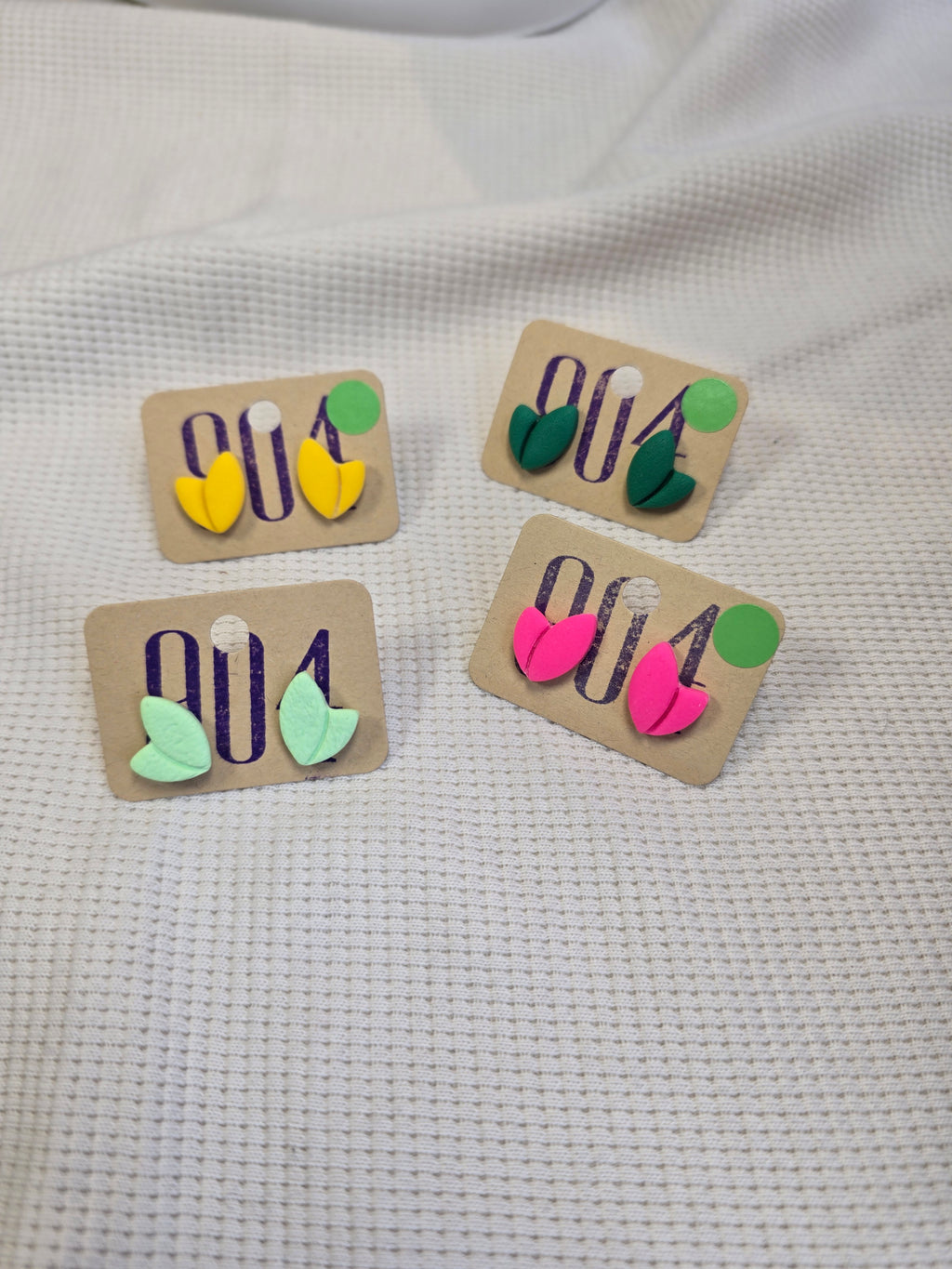 Leaf Studs, oorbellen