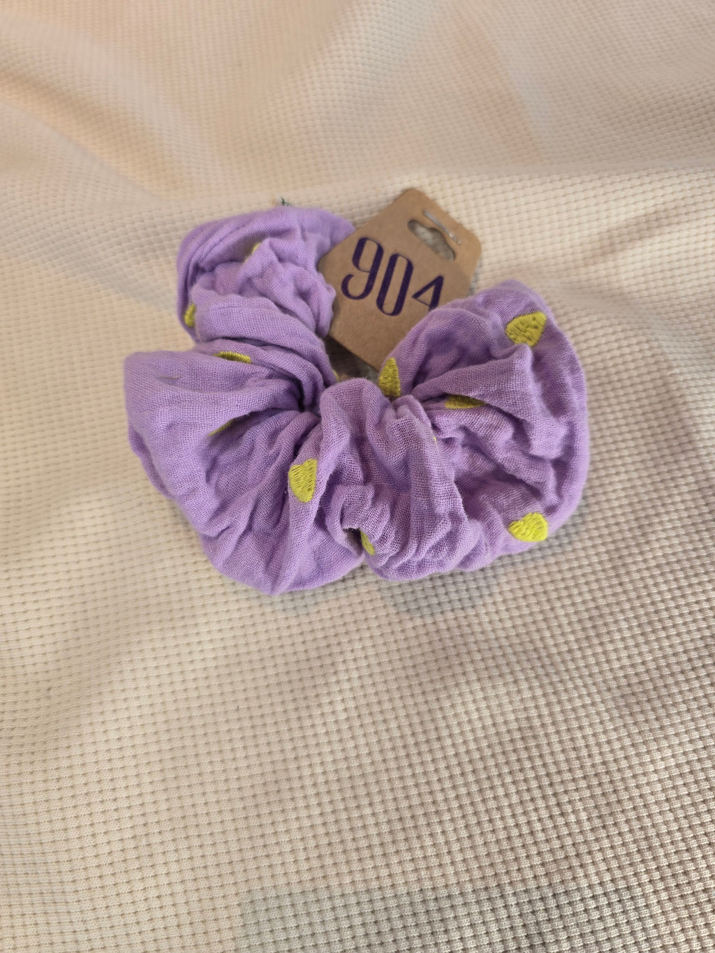 Scrunchies met print, verschillende printjes
