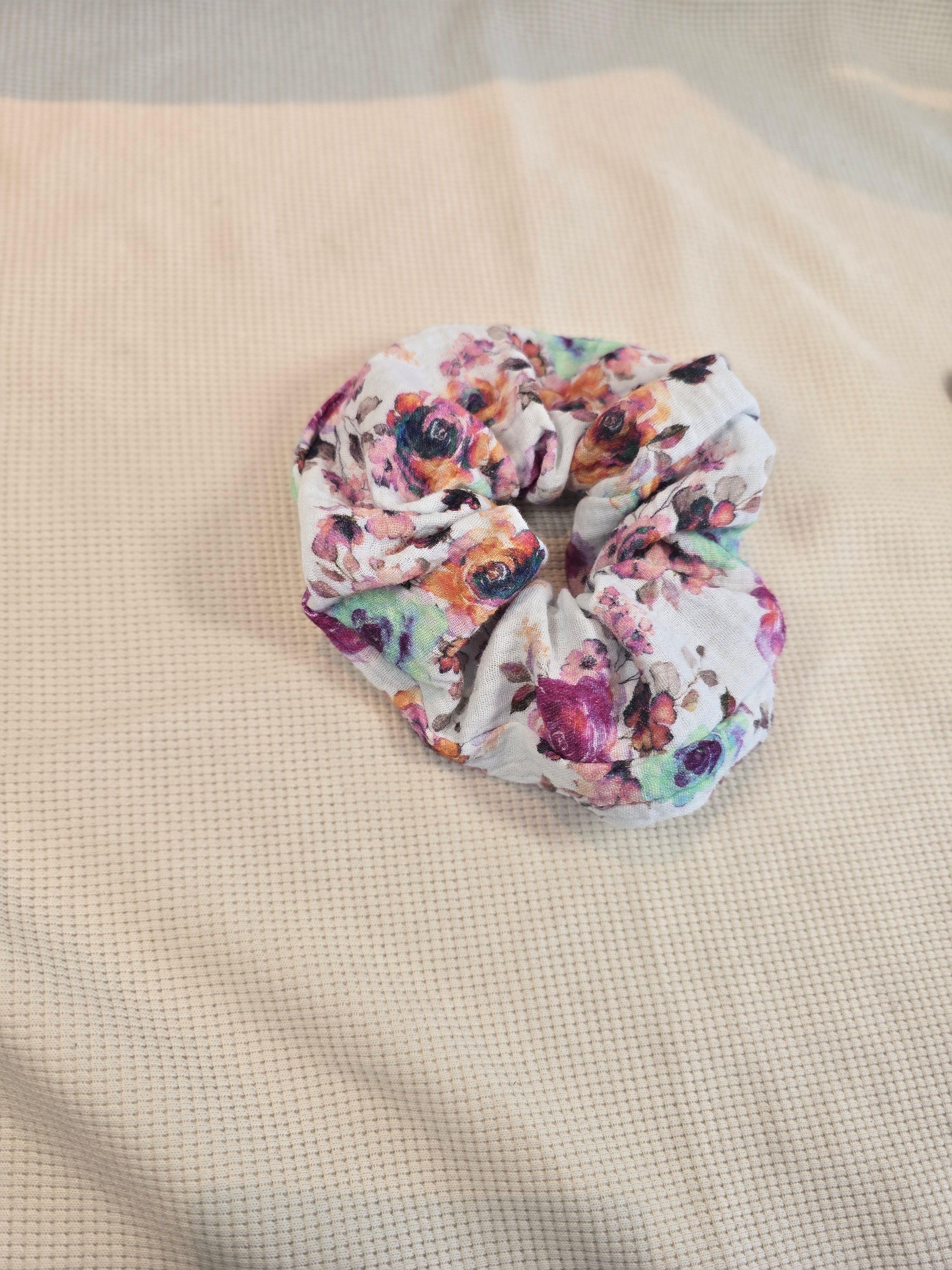 Scrunchies met print, verschillende printjes