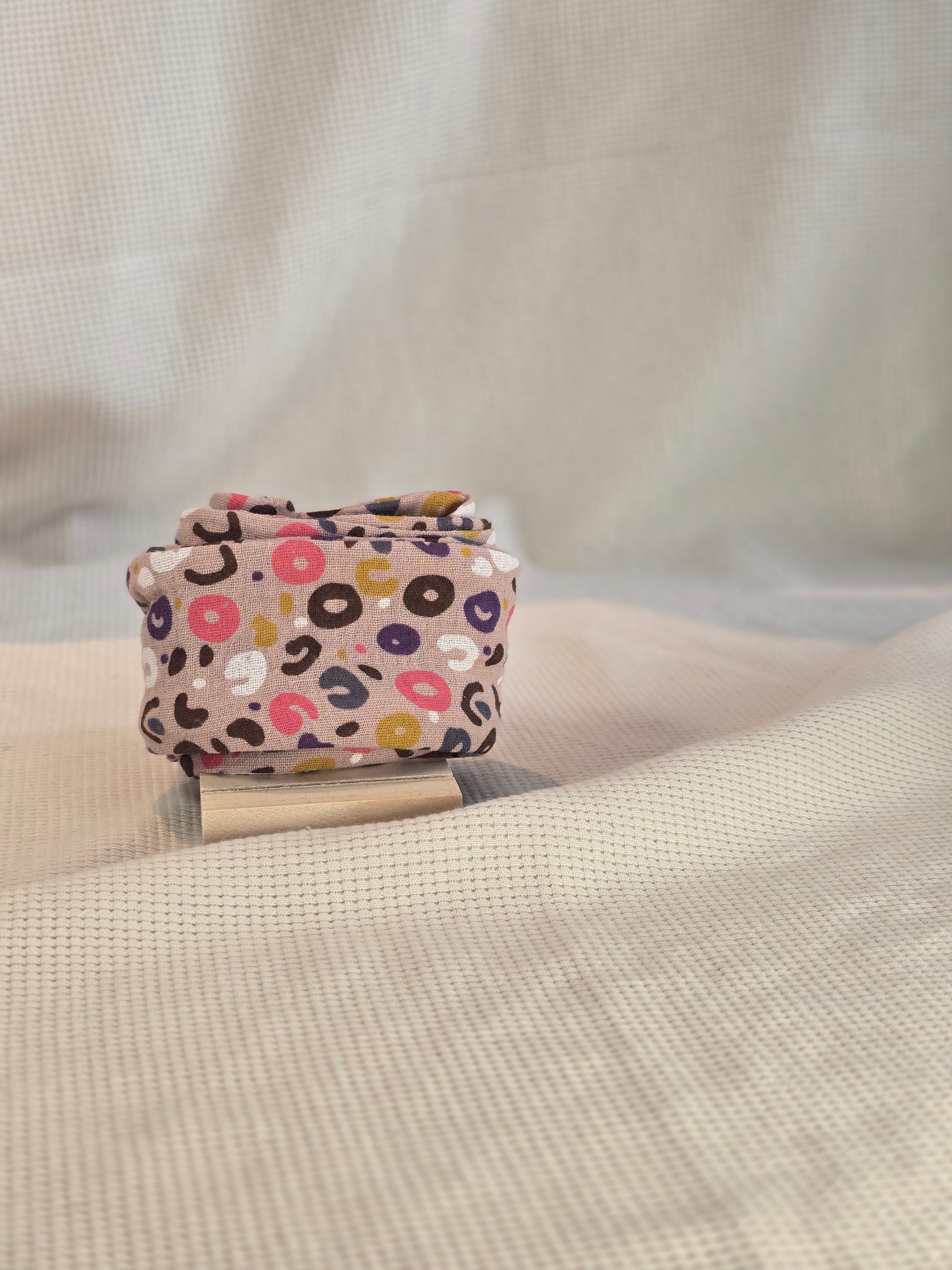 Haarband print, double gauze