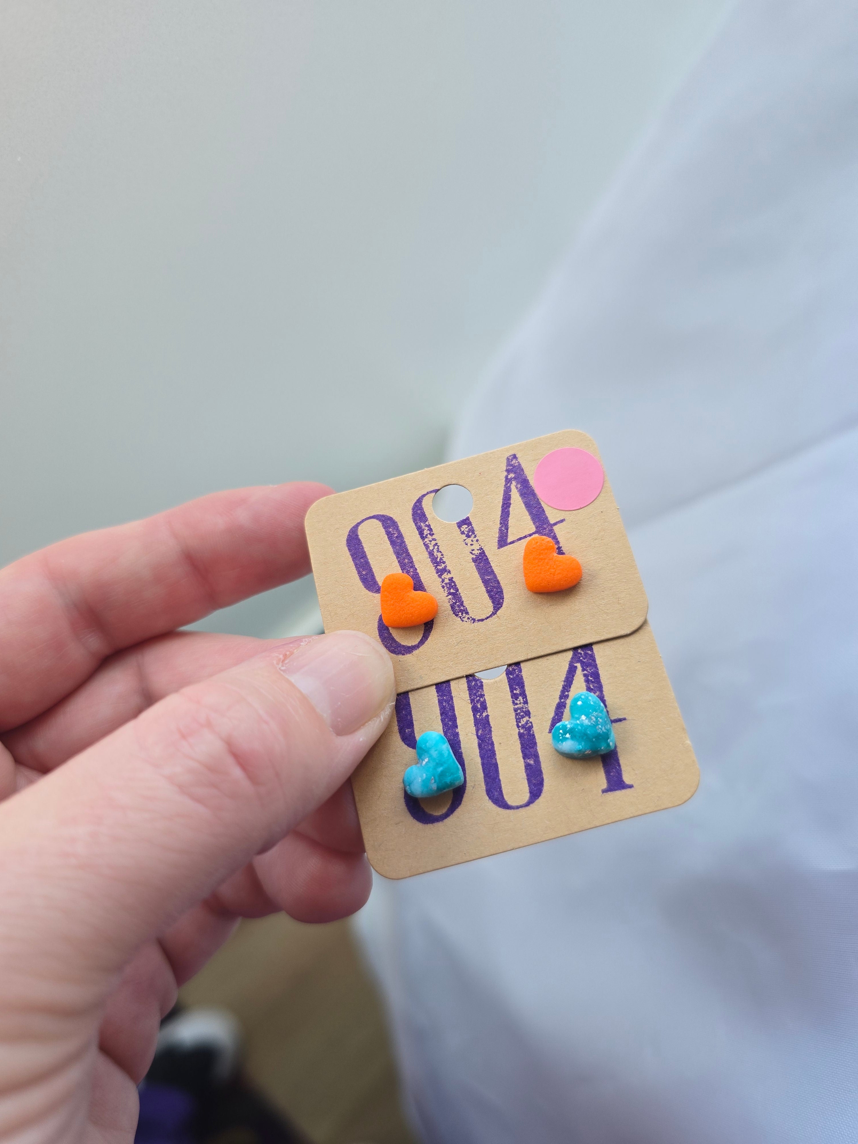 Heart Studs, oorbellen