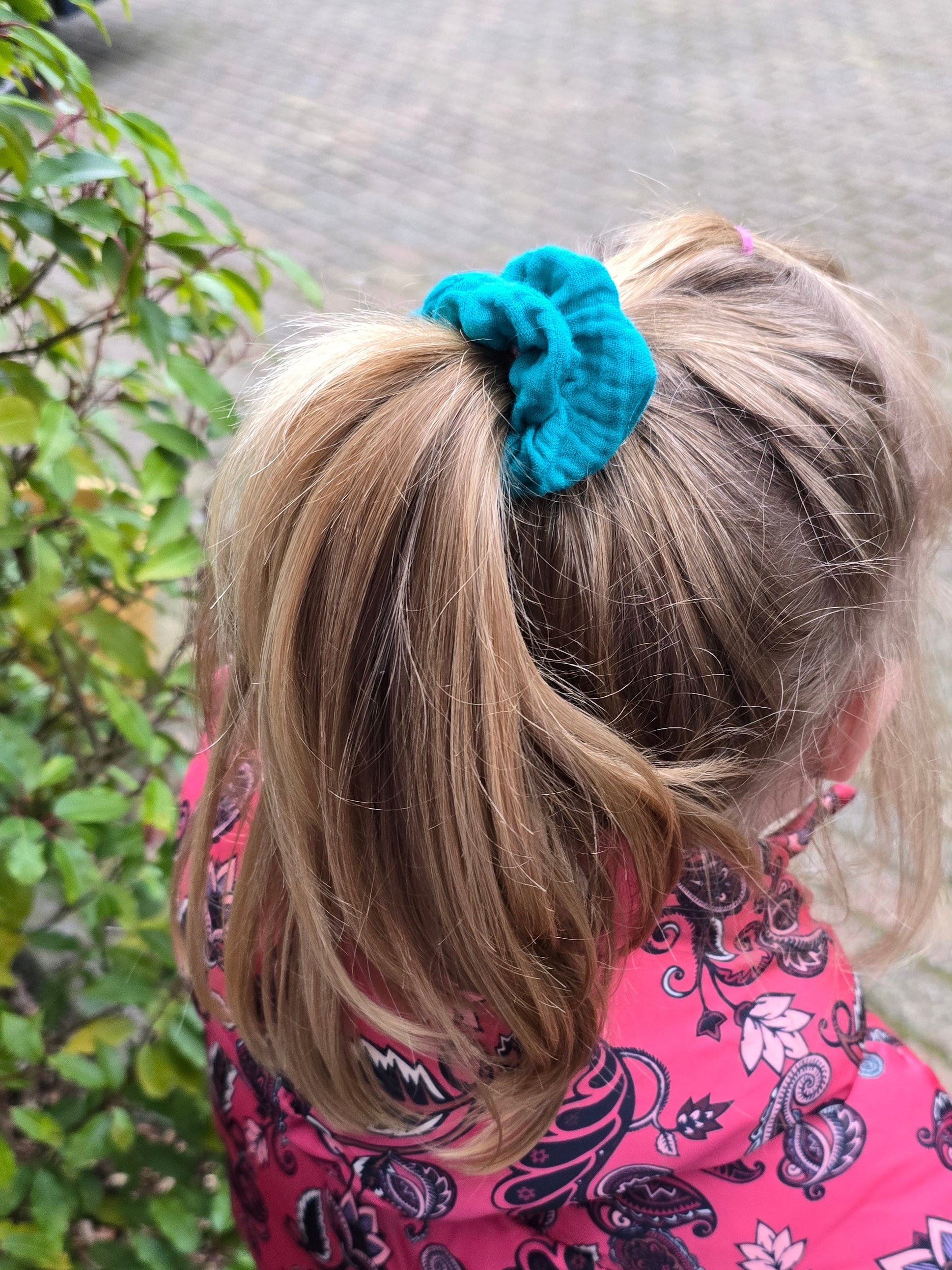 Scrunchies met print, verschillende printjes