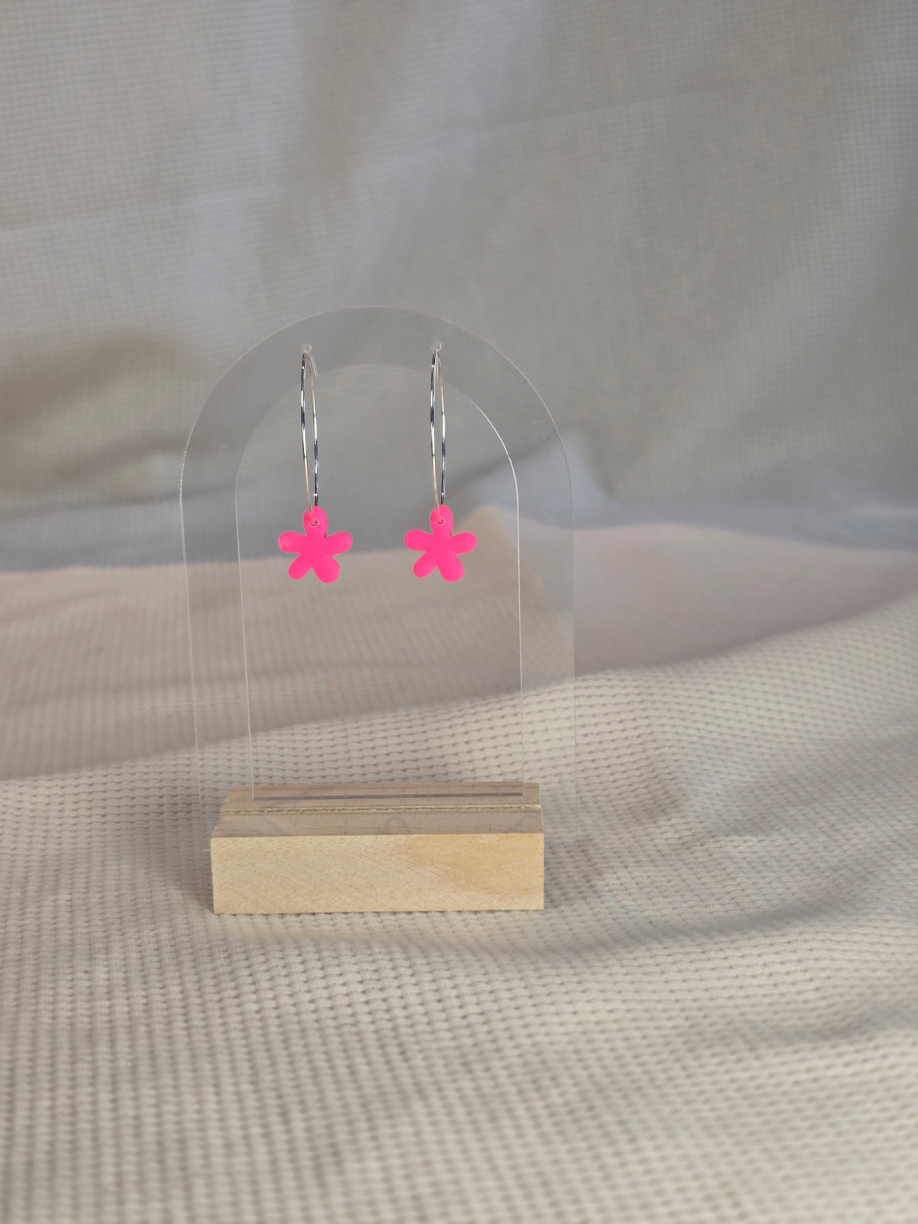 Mini Flower Hoops, oorbellen