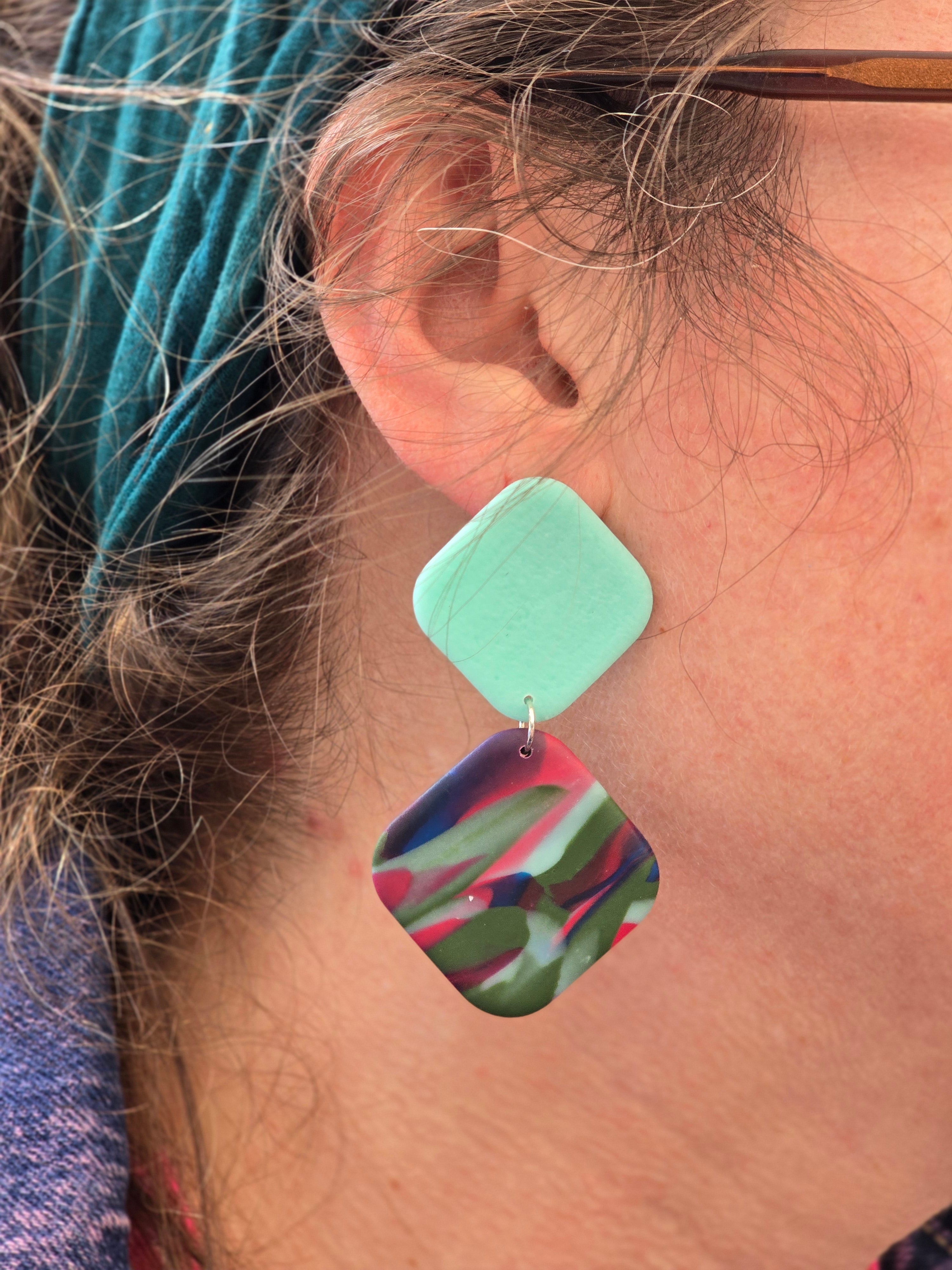 Frame Statement, oorbellen in diverse kleuren